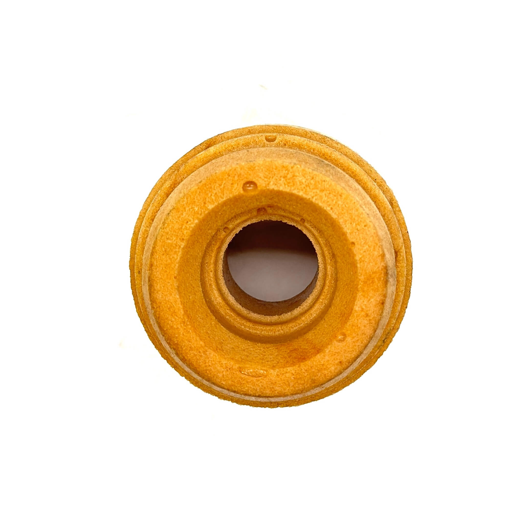 Front Bump Stopper for Honda Acty Truck HA3, HA4 Models (1990-1999), featuring a durable yellow design.