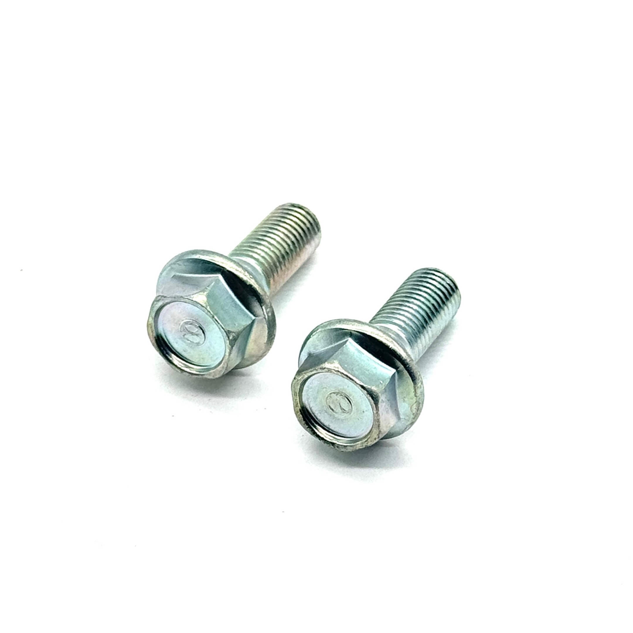 Angled view of Brake Caliper Flange Bolts for Honda Acty HH3 HH4, highlighting Genuine Honda quality.