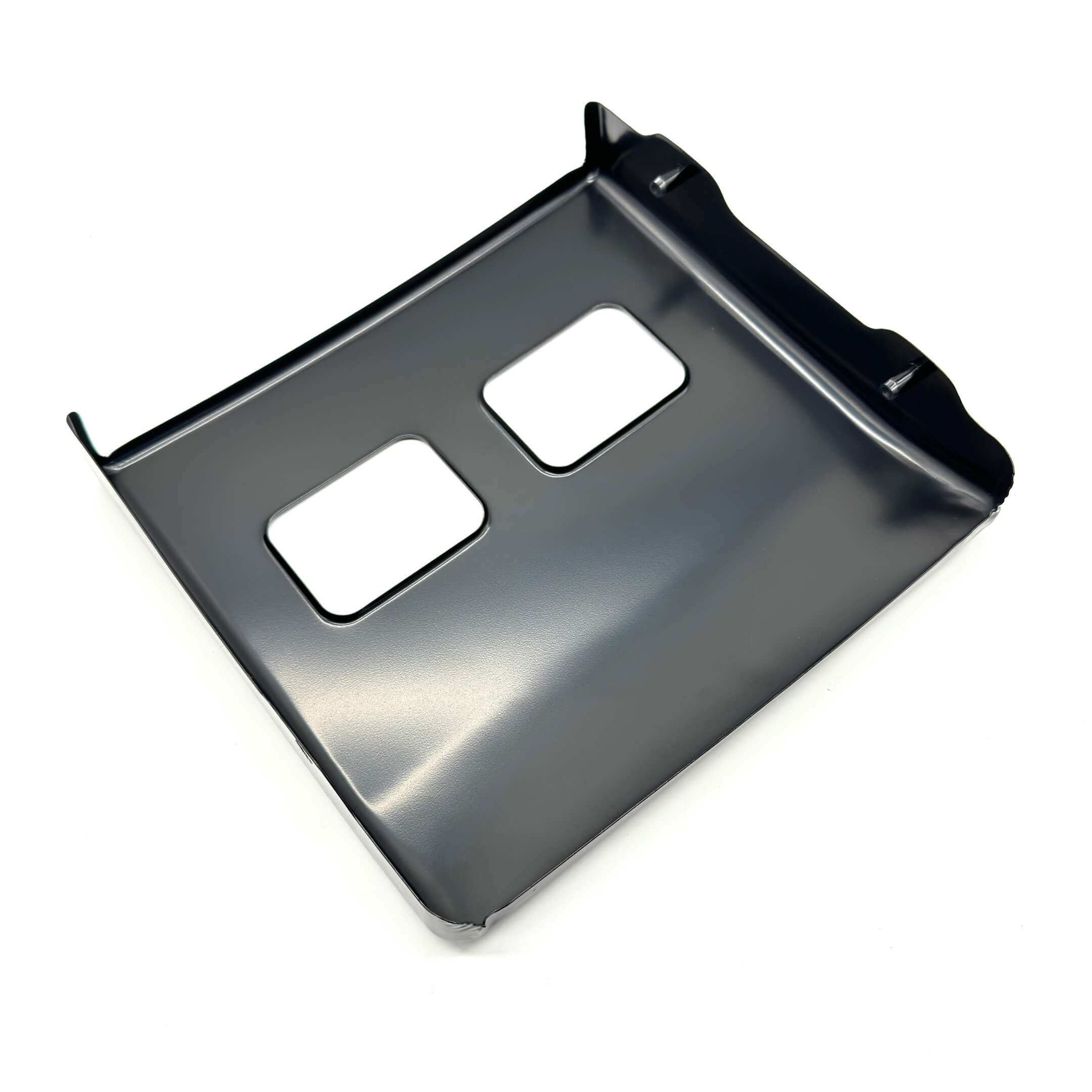 OEM Battery Cover for Subaru Sambar Trucks - Side Profile with Mounting Slots.