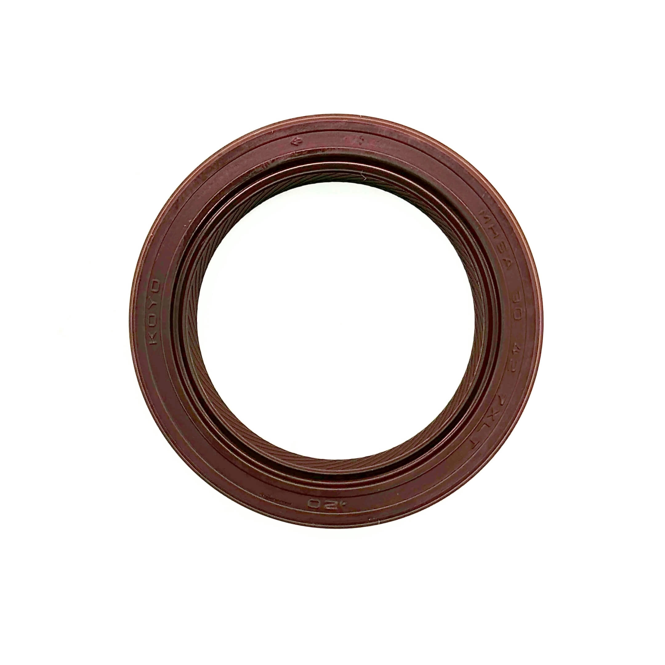 Brown crank seal for Honda Vamos Van HM1, HM2 models, 1999-2018, featuring durable rubber construction.