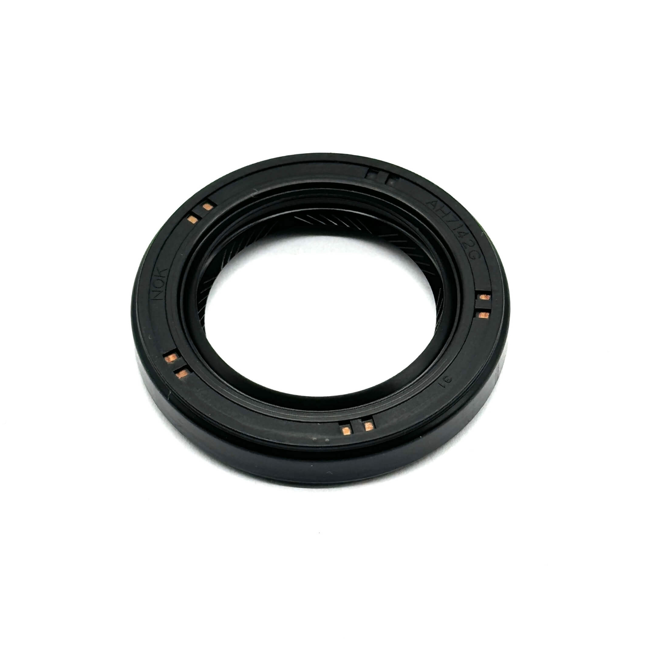 Side profile of Transmission Output Shaft Seal for Daihatsu S100P/S110P models, ensuring leak-proof performance.