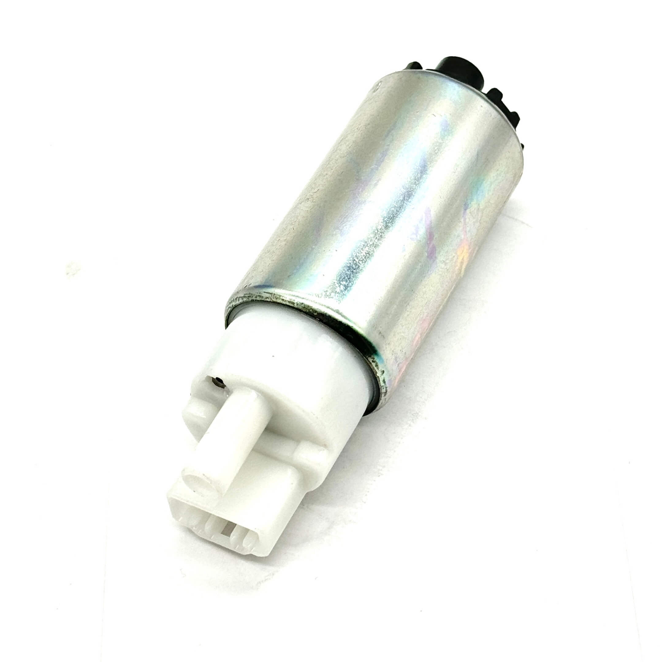 Aftermarket fuel pump for Honda Acty Van HH5, HH6 models (1999-2009), featuring a metallic silver and white design.