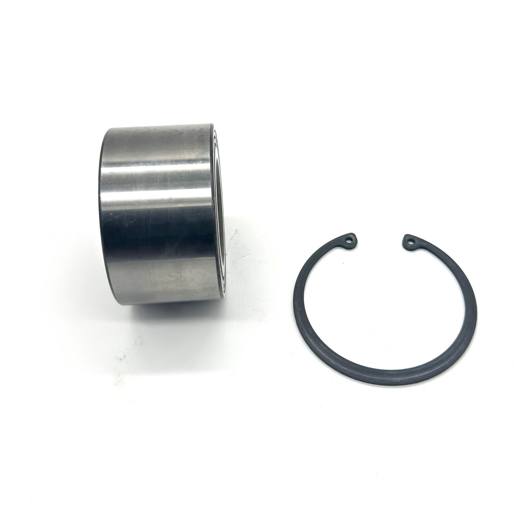 Wheel Bearing - Rear - Honda Acty Van HH5, HH6 Models 1999-2009, silver cylindrical design with black retaining ring.