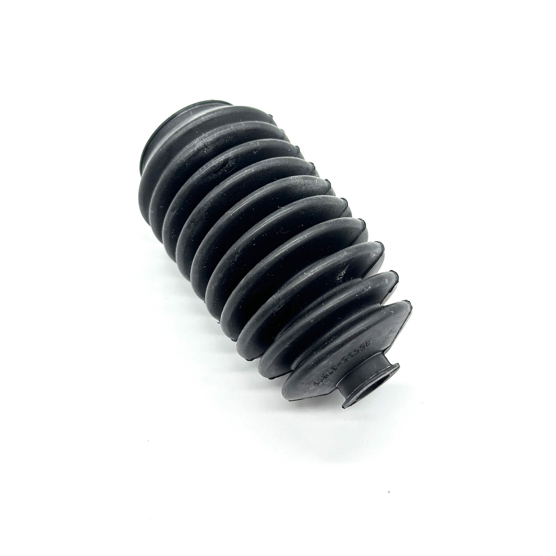 Side profile of Manual Steering Rack Boot for Daihatsu S100P and S110P models, highlighting flexible and durable design.