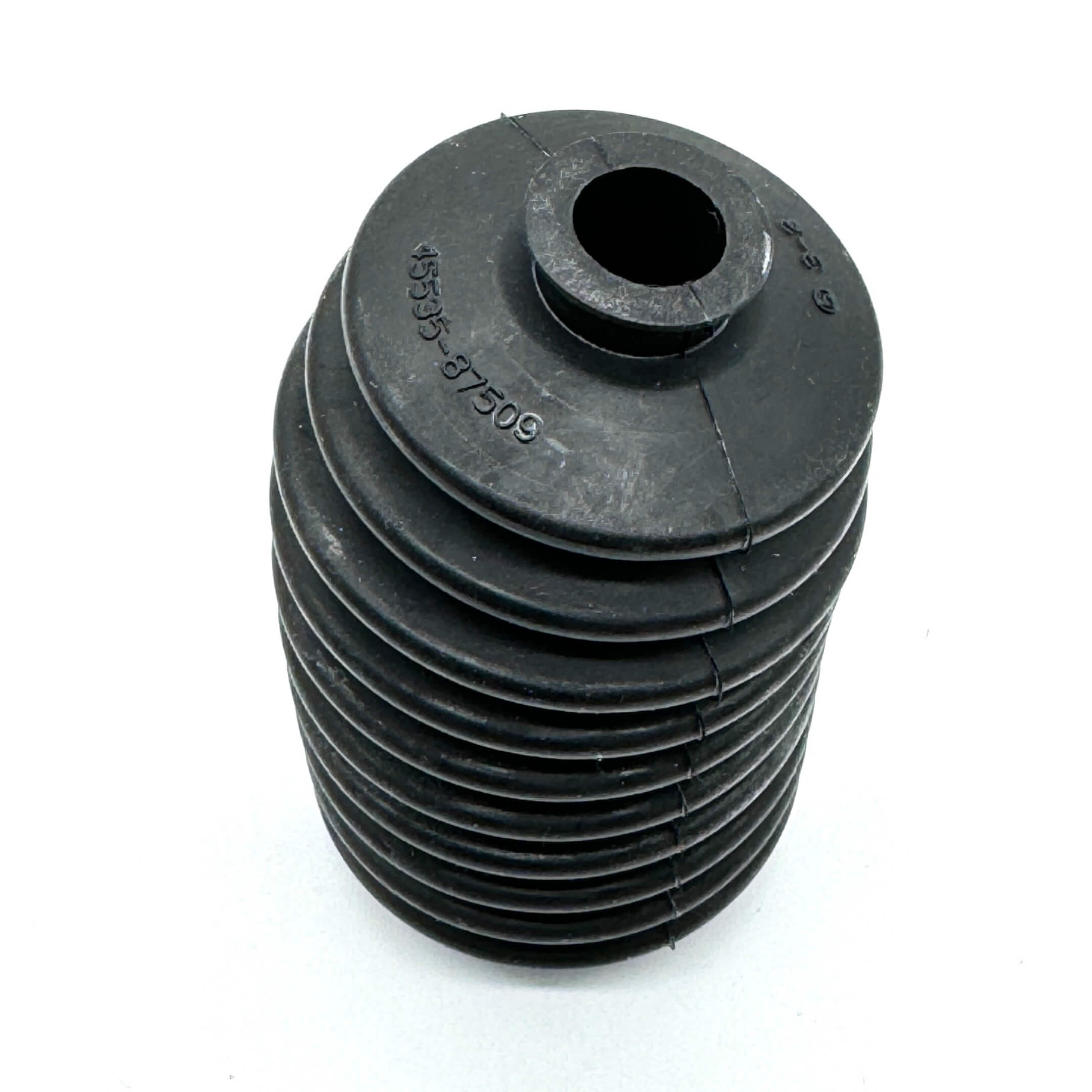 Front view of Manual Steering Rack Dust Boot for Daihatsu Hijet S100P/S110P models (1994-1998), showcasing durable rubber construction.