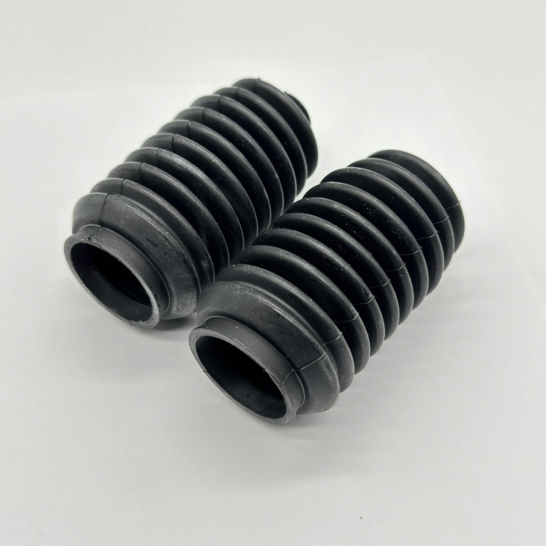 Close-up of replacement Dust Boot Set for Daihatsu Hijet manual steering racks, ensuring dirt and moisture resistance.