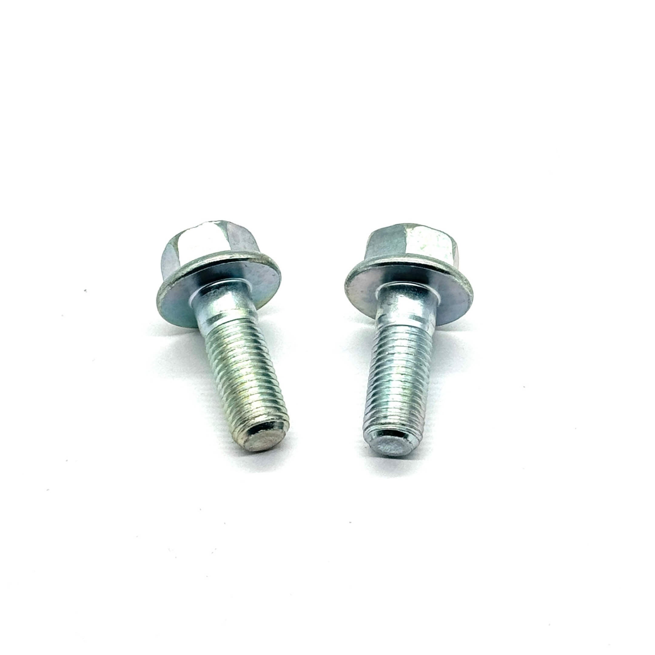 Close-up of Genuine Honda Brake Caliper Flange Bolts for HH3 HH4, showcasing precise threading and durable construction.