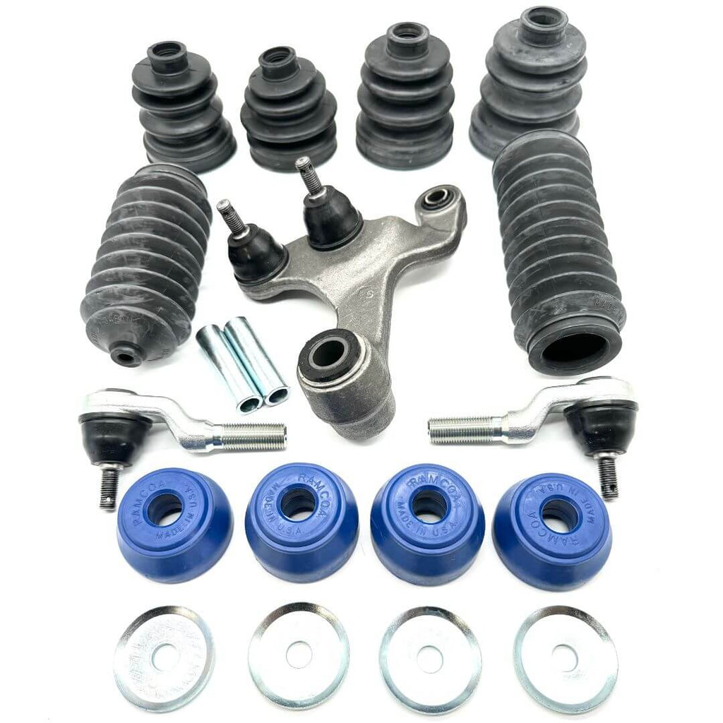 Comprehensive 26-Piece Suspension and Steering Kit for 1990-1999 Honda Acty HA3, HA4 with CV Boots, Steering Link, and Enhanced Bushings for Improved Vehicle Handling