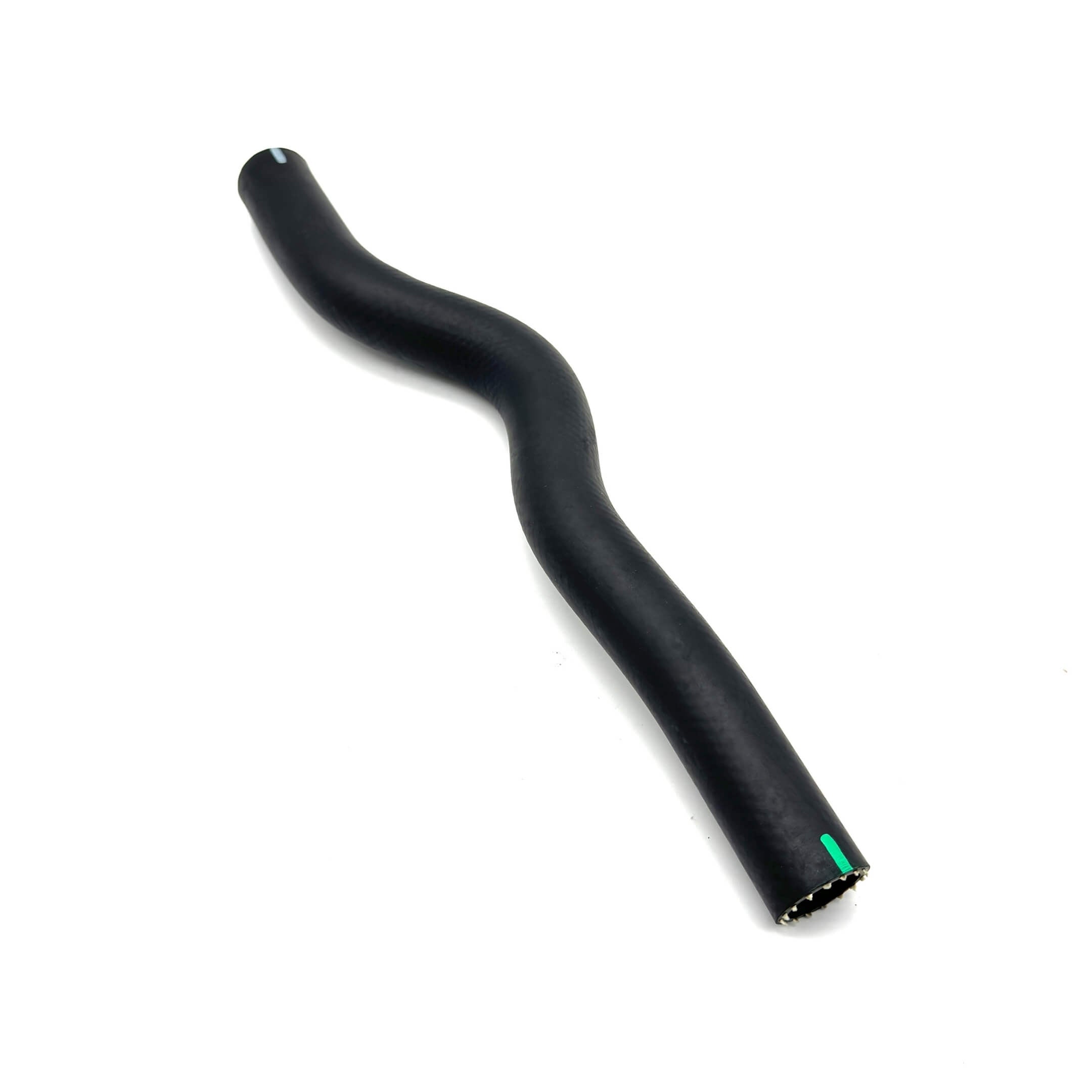 Side view of Daihatsu Hijet Radiator Inlet Hose, showcasing flexible and heat-resistant design for S100P and S110P models.