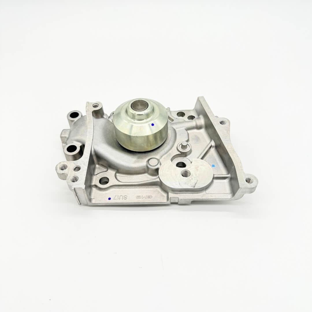 External view of Subaru Sambar KS3 KS4 water pump with mounting flanges and central drive hub for models 1990-1998