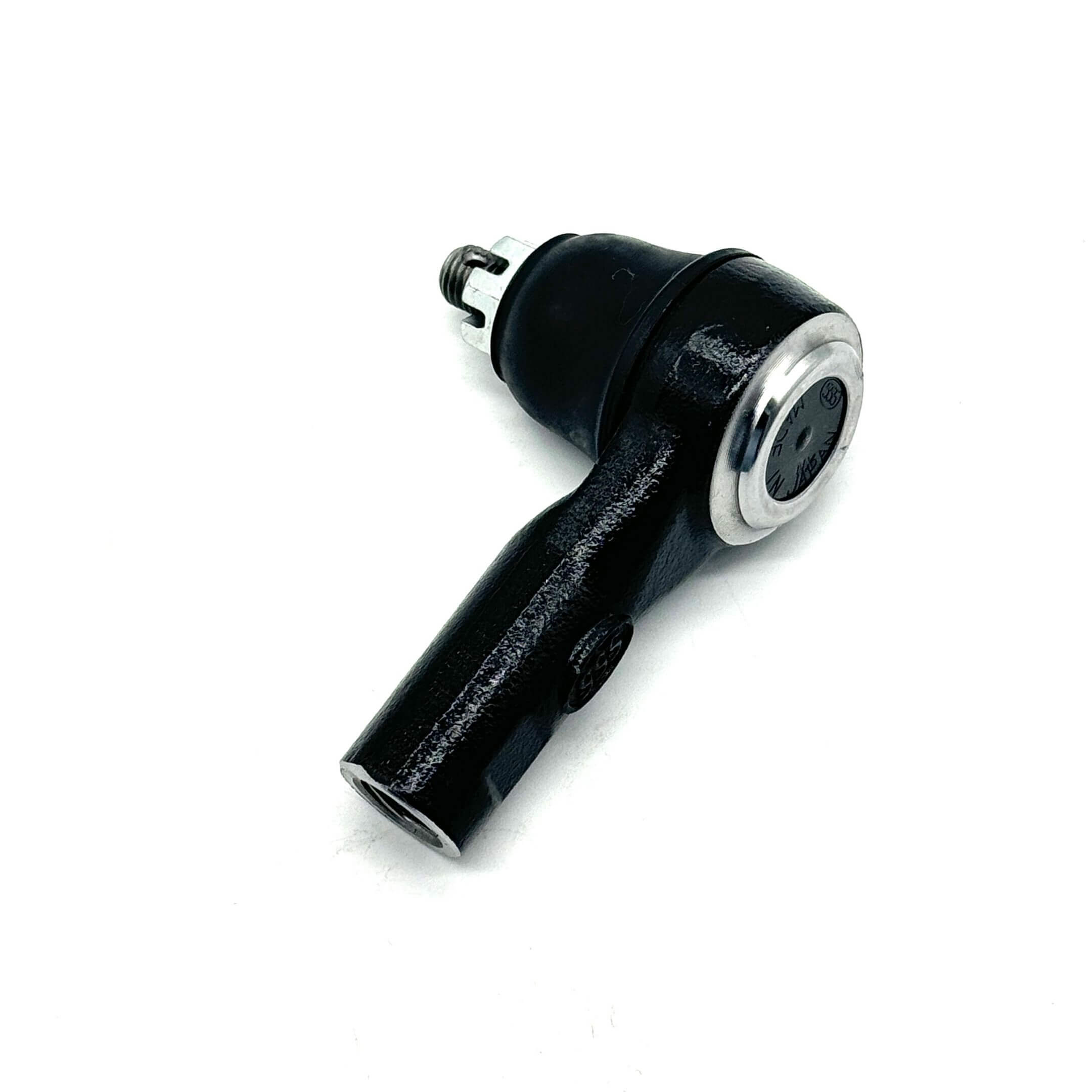 Outer Tie Rod End for Honda Vamos Van HM1, HM2 Models (1999-2018), featuring a black and silver design.