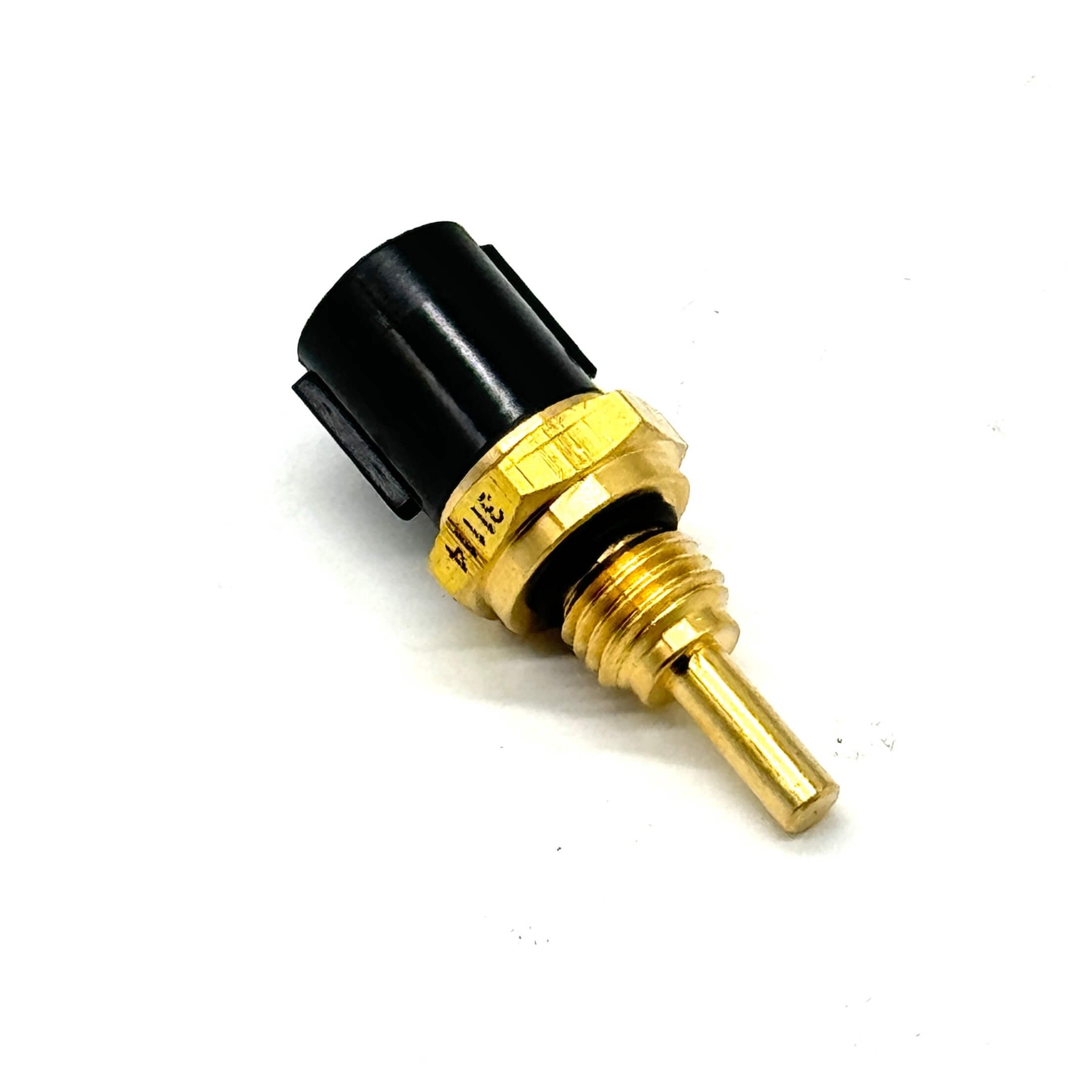 Water Temperature Sensor for Honda Vamos Van HM1, HM2 Models (1999-2018), featuring a black and gold design with threaded connector.