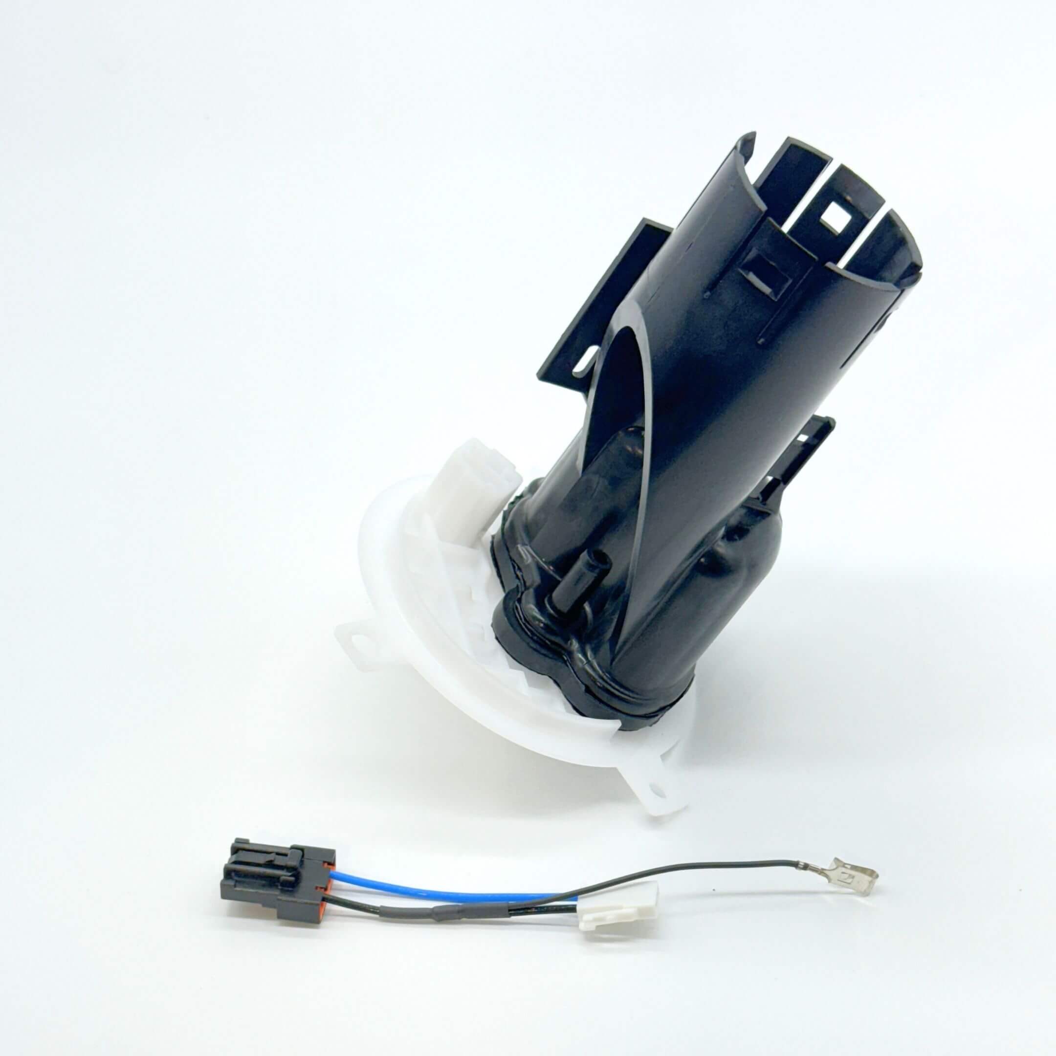 Side Profile of Honda Acty Fuel Pump Filter Assembly with Wiring Harness, Designed for E07Z Engines in HA6 and HA7 Models