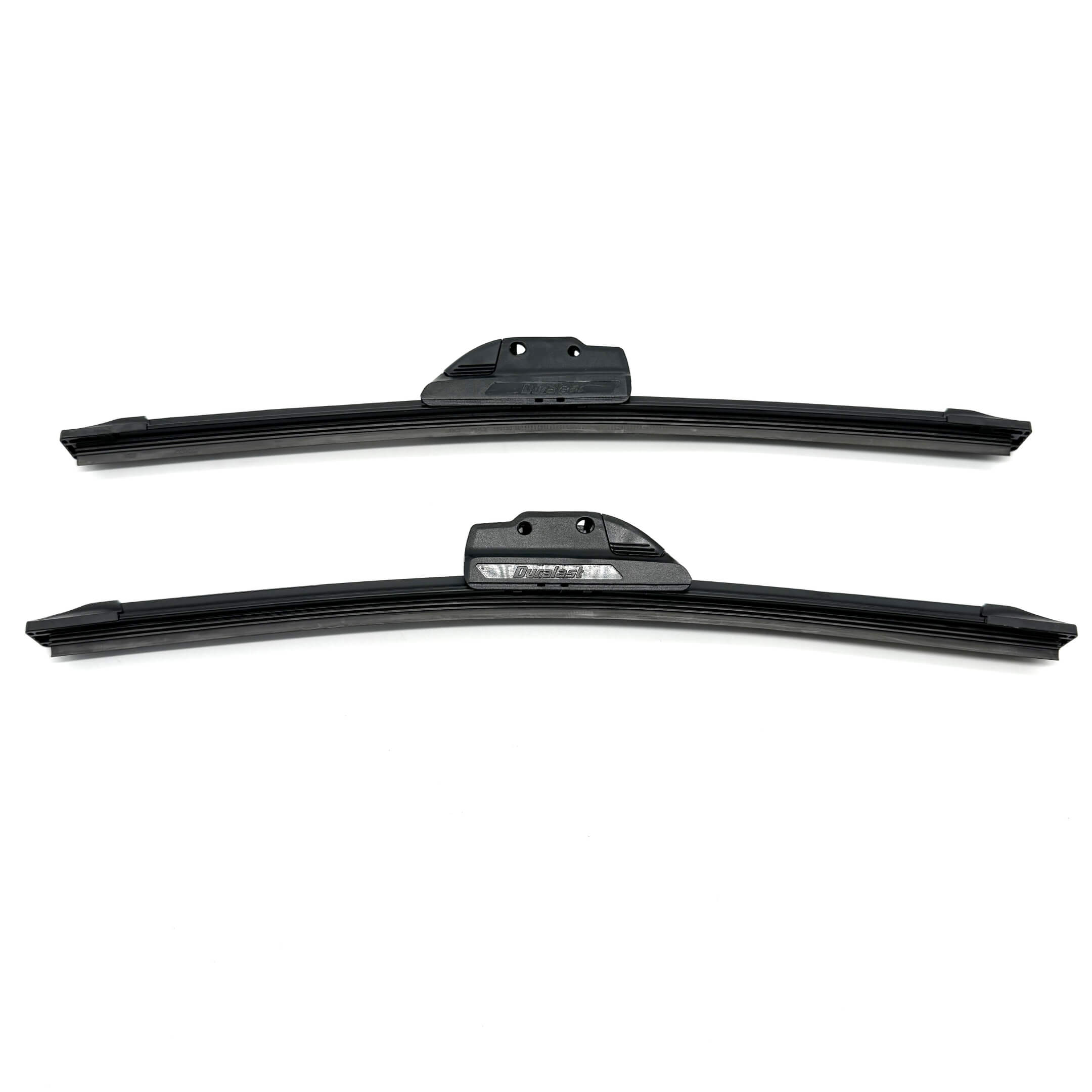 Pair of Duralast Flex Wiper Blades showcasing advanced graphite coating for Honda Acty HA1, HA2, HA3, HA4 models 1988-1999