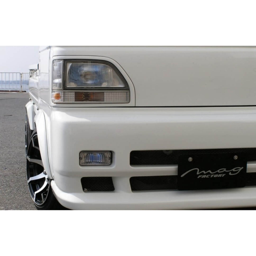 Enhanced Honda Acty Kei Truck Featuring Stylish Mag Factory Front Bumper Kit