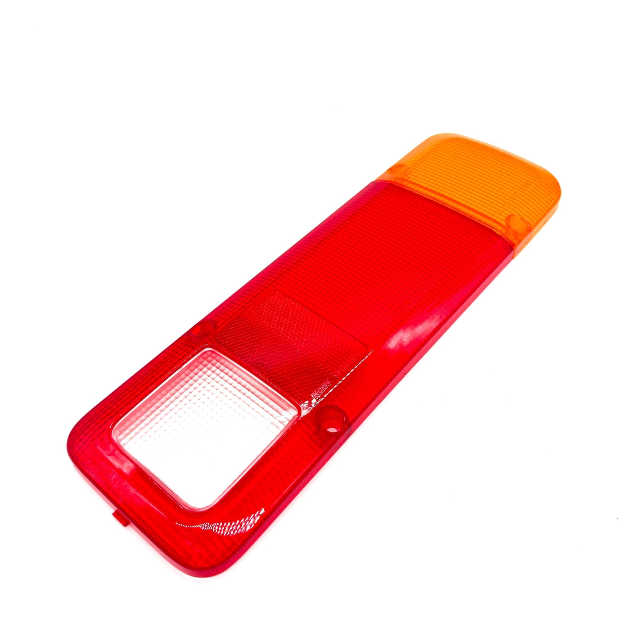 Red and amber tail light cover for Honda Acty Truck HA6, HA7 models, 1999-2009, right side.