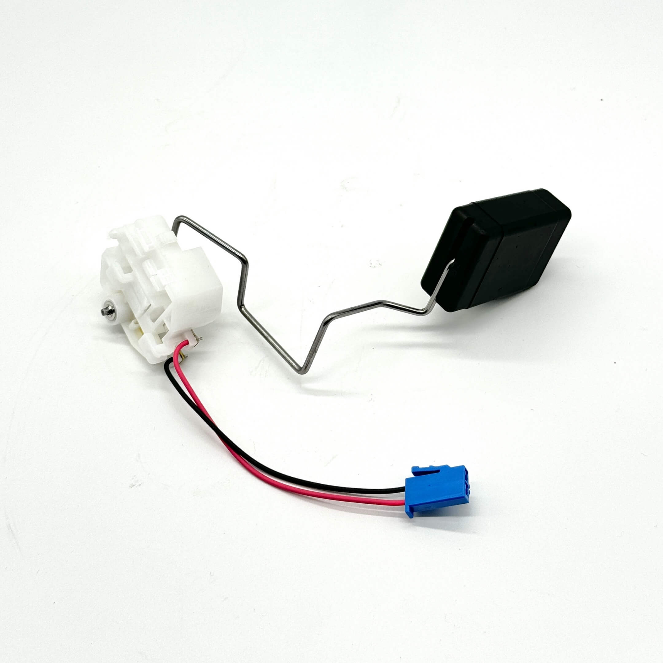 Fuel Sender Unit for Honda Acty Van HH5, HH6 models (1999-2009) featuring a white plastic connector, black float, and red and black wiring.