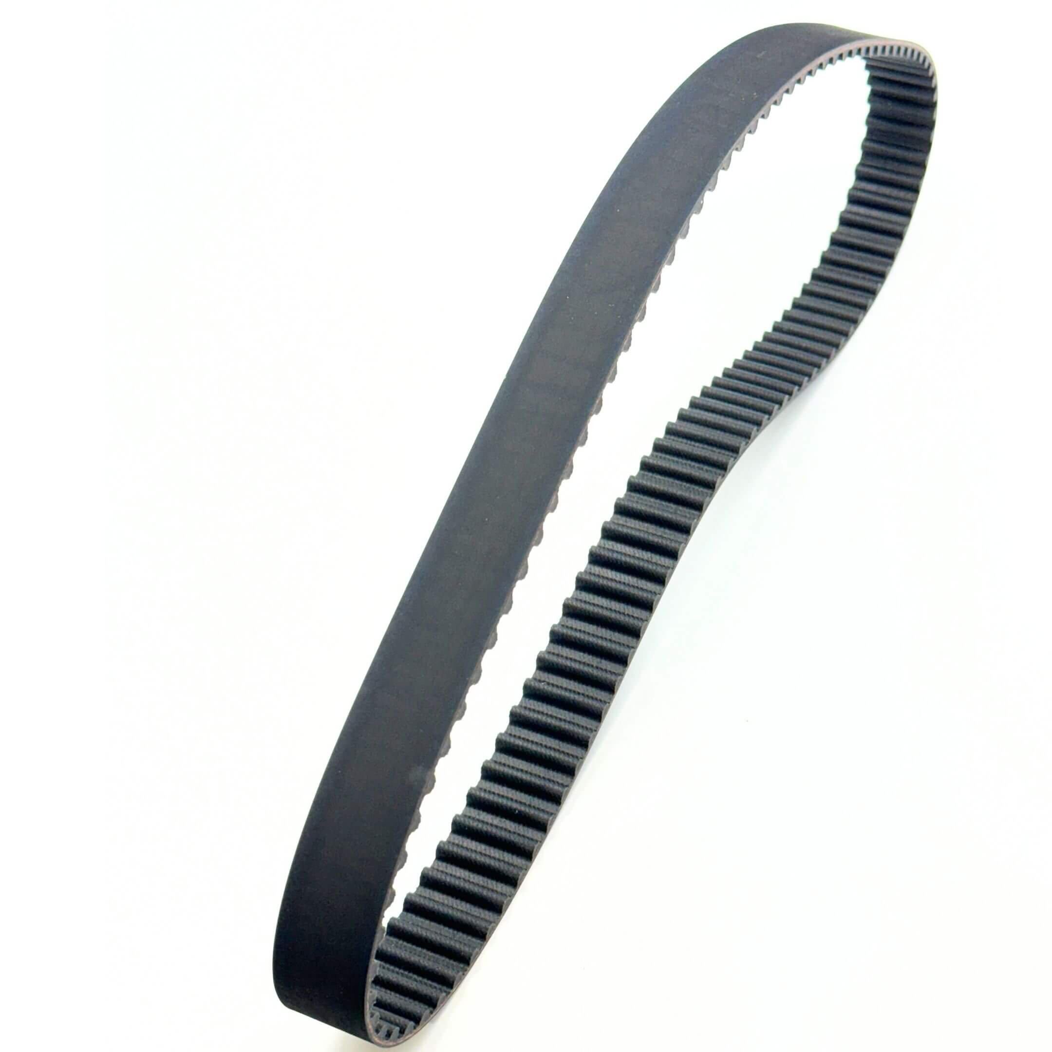 Black timing belt for Honda Acty Truck HA8, HA9 models (2009-2022) featuring durable ribbed design.