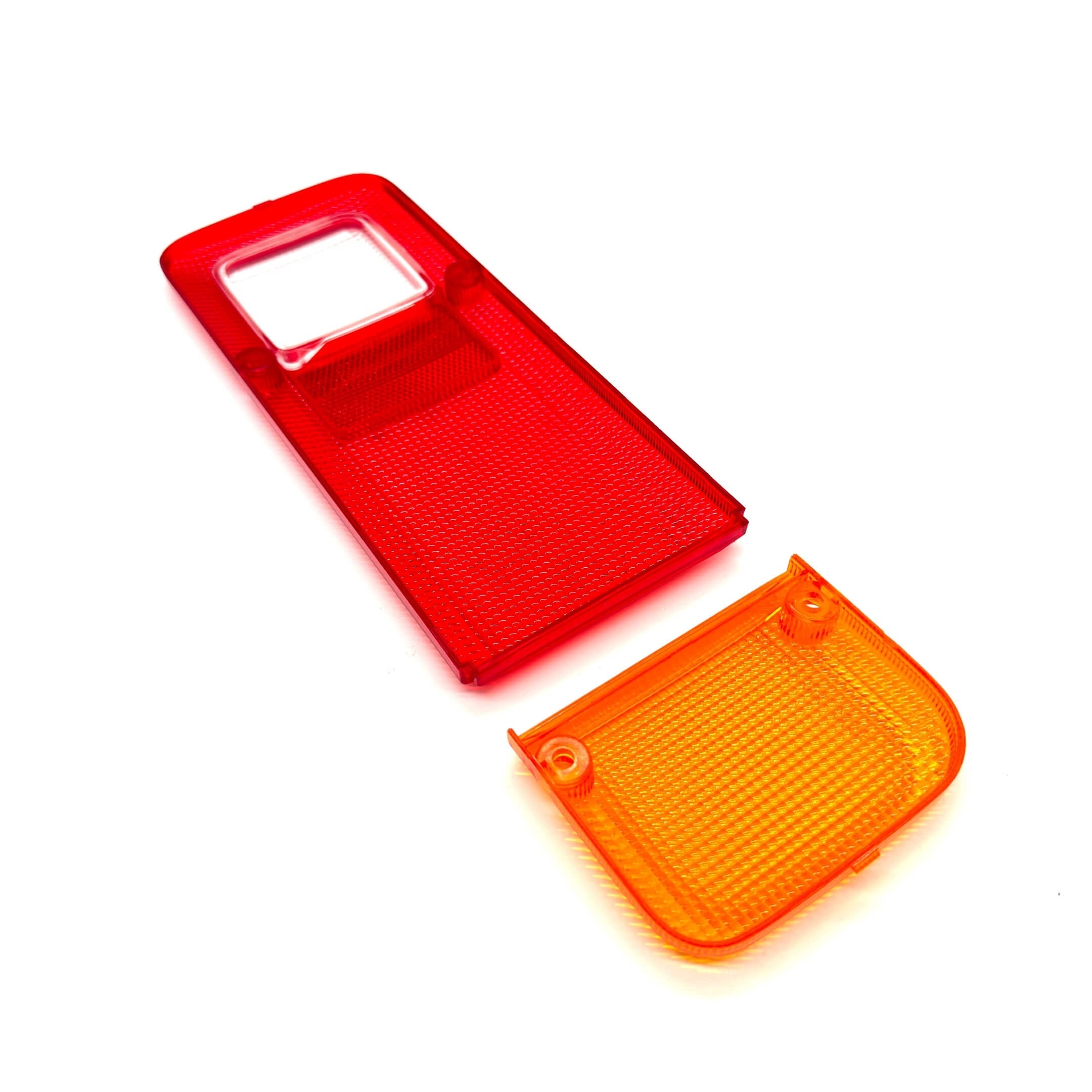 Red and amber right tail light covers for Honda Acty Van HH5, HH6 models, 1999-2009.