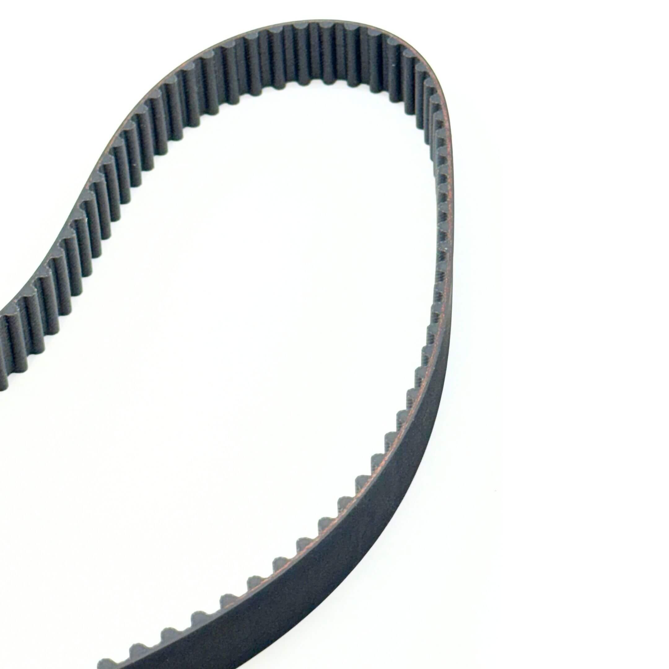 Detailed side view of Honda Acty HA6, HA7 timing belt with reinforced teeth ensuring long-lasting durability and optimal engine synchronization.