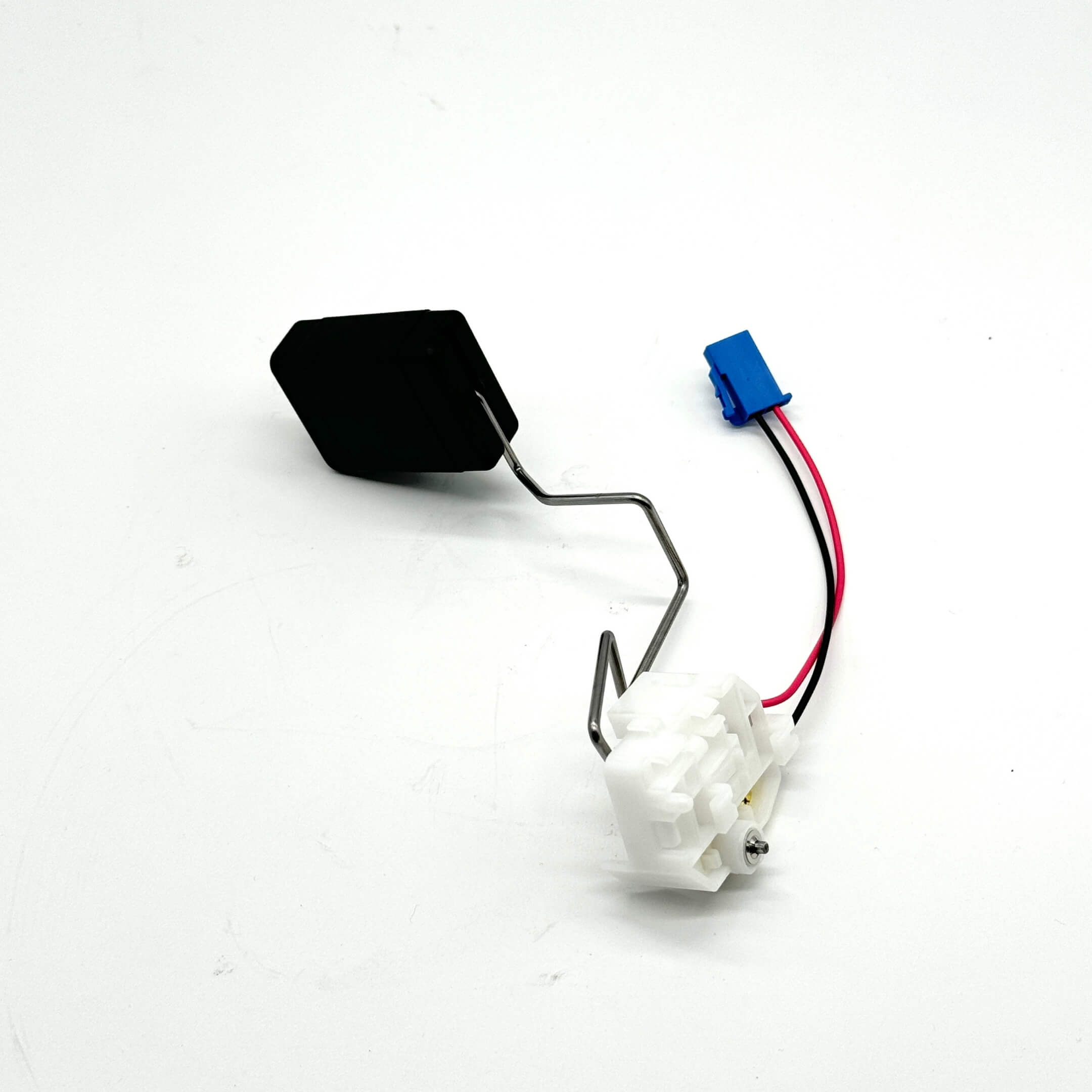 Fuel Sender Unit for Honda Vamos Van HM1, HM2 Models (1999-2018) featuring a black float, white connector, and blue wiring.