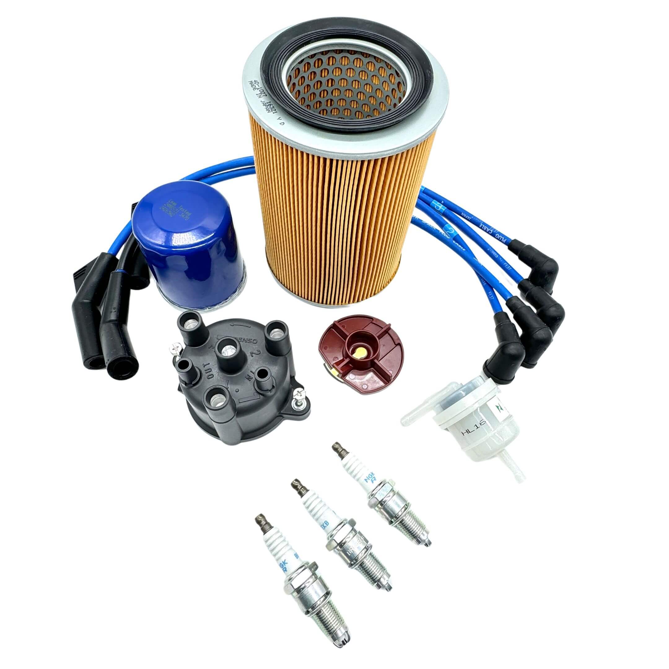 All-in-one Ignition and Filtration Kit for Daihatsu Hijet S100P/S110P EFNS engines, including OEM-quality components for enhanced engine performance.