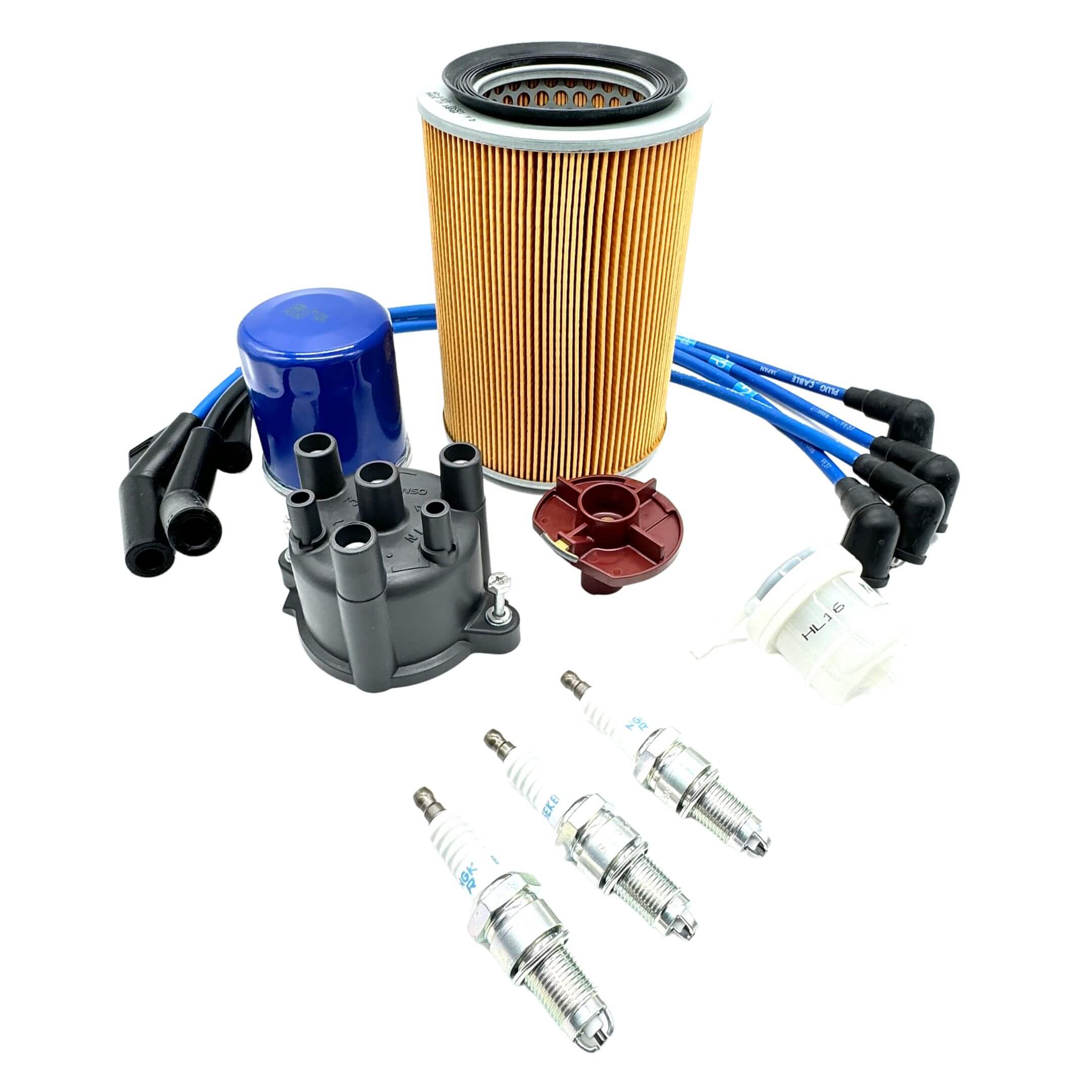 All-in-one Ignition and Filtration Kit for Daihatsu Hijet S100V/S110V EFNS engines, including OEM-quality components for enhanced engine performance.