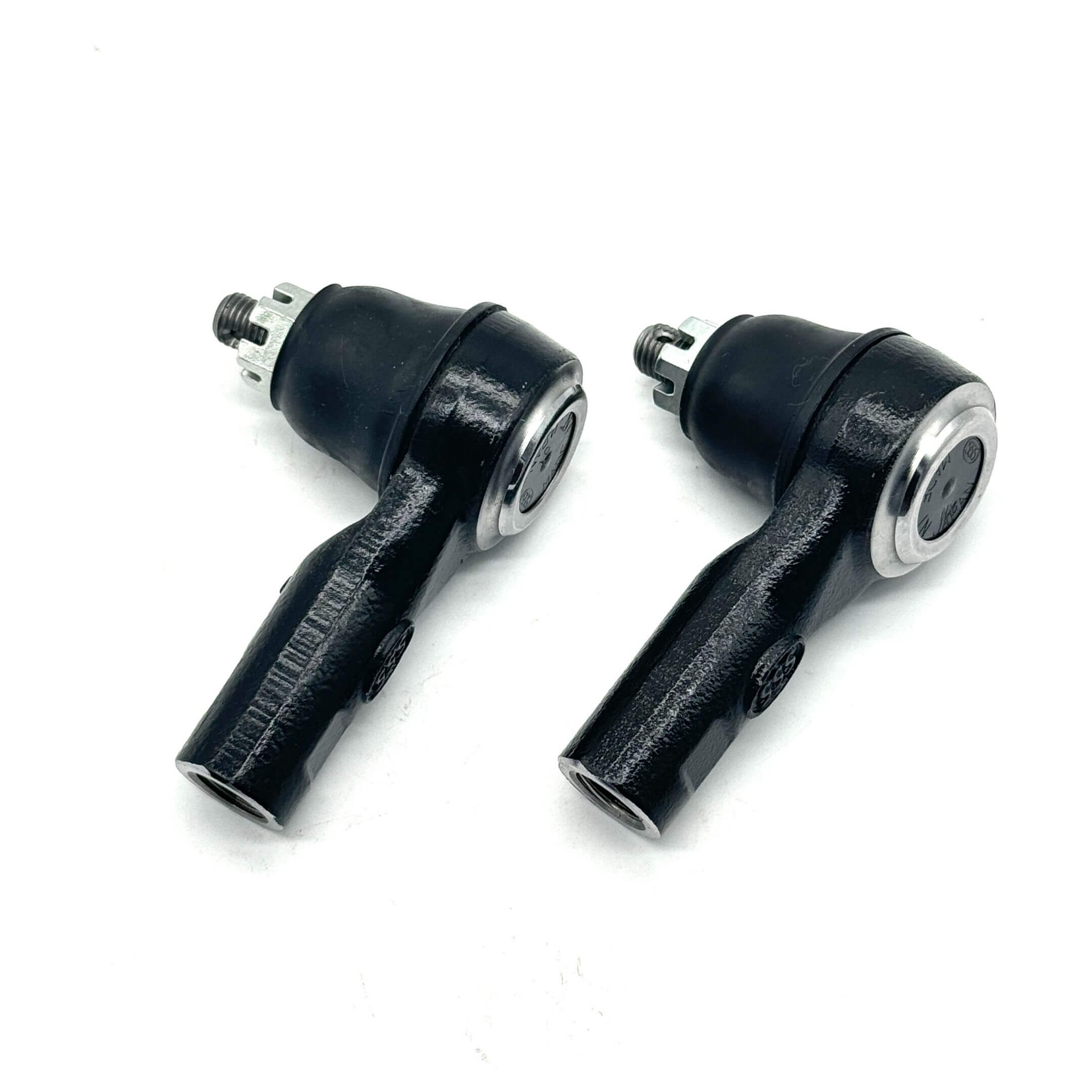 Image of the Outer Tie Rod End Set for Honda Acty Truck HA6, HA7 Models (1999-2009) with a top-down view of both tie rod ends.