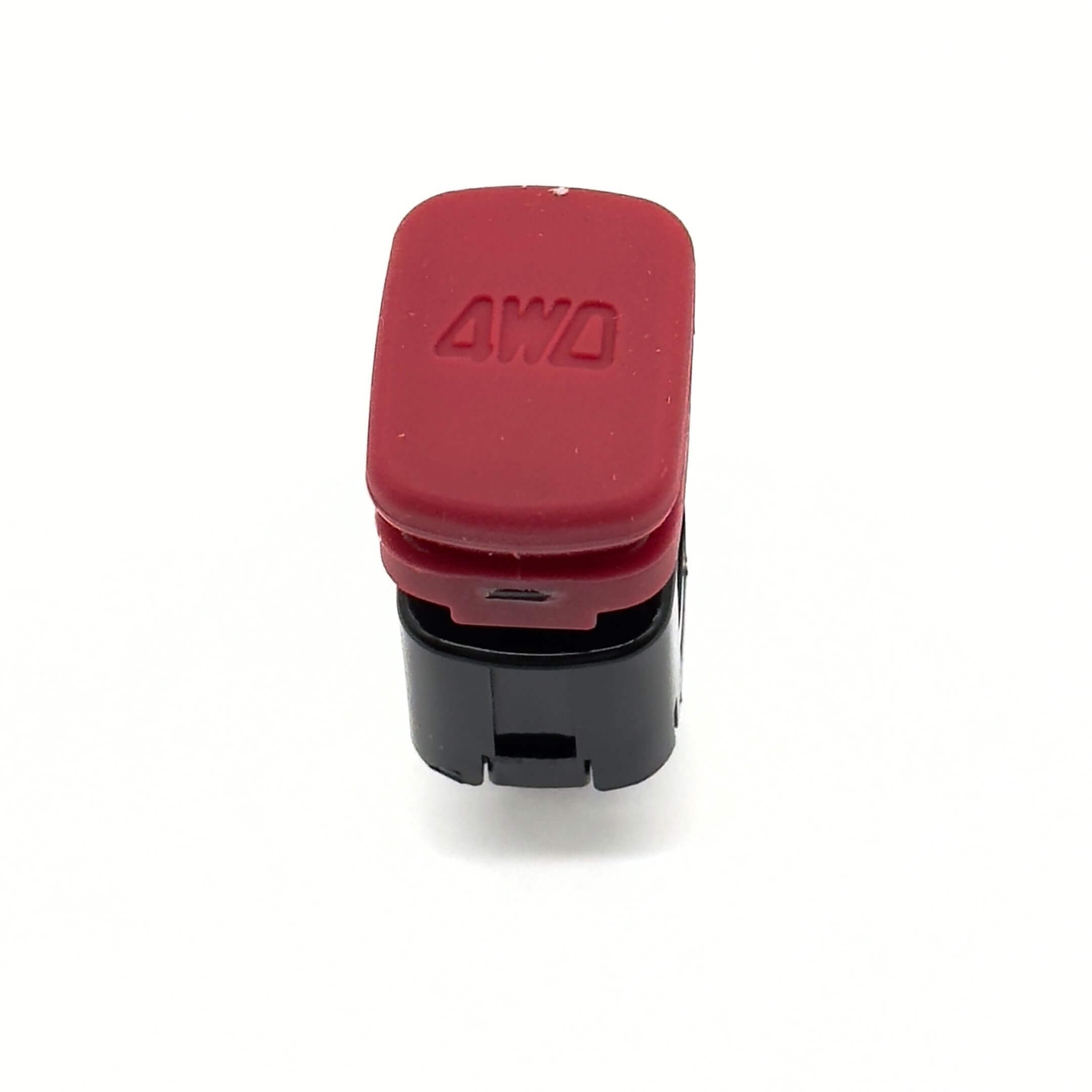 4WD Gear Shift Switch for Subaru Sambar Truck TT2 Models 1999-2012, featuring a red top and black base.