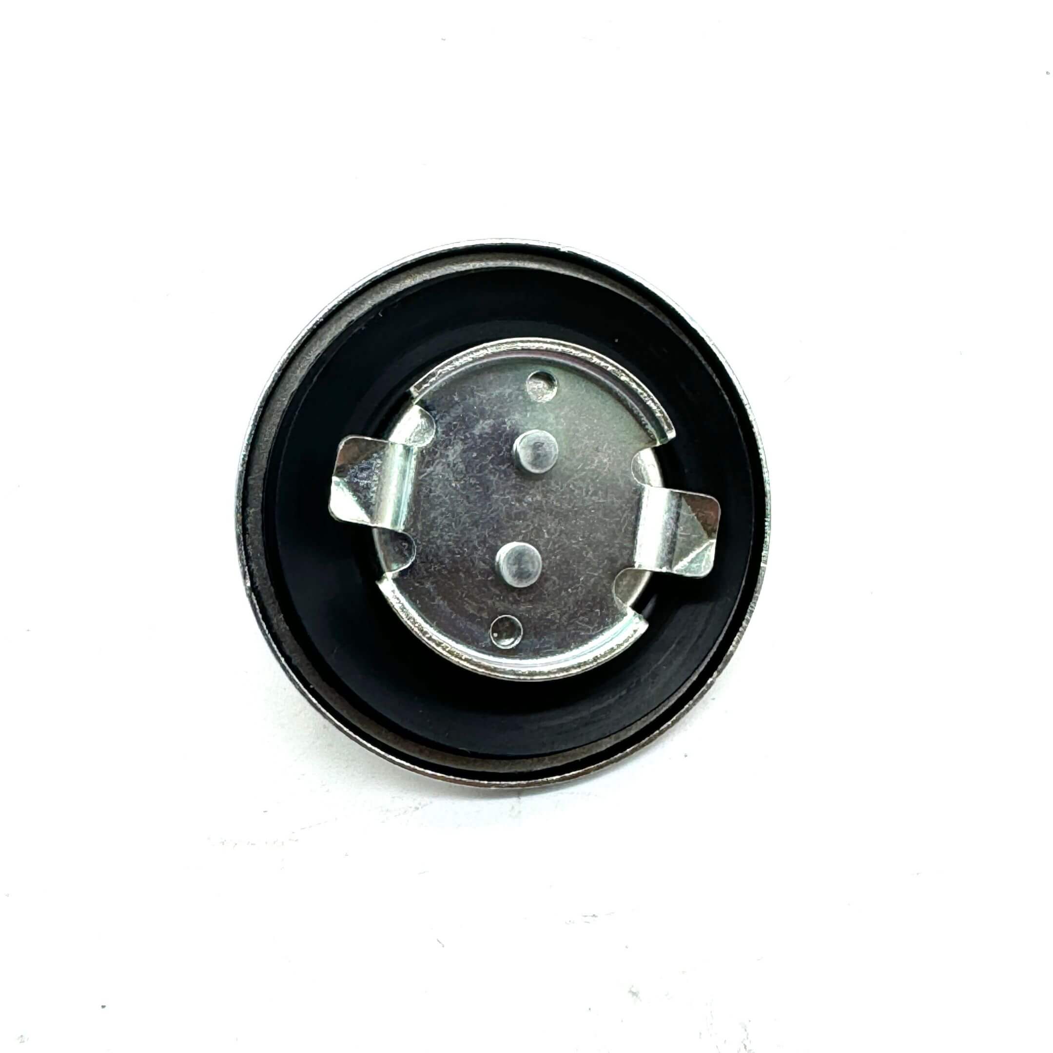 Side view of fuel filler cap for Subaru Sambar trucks, showcasing durable construction.