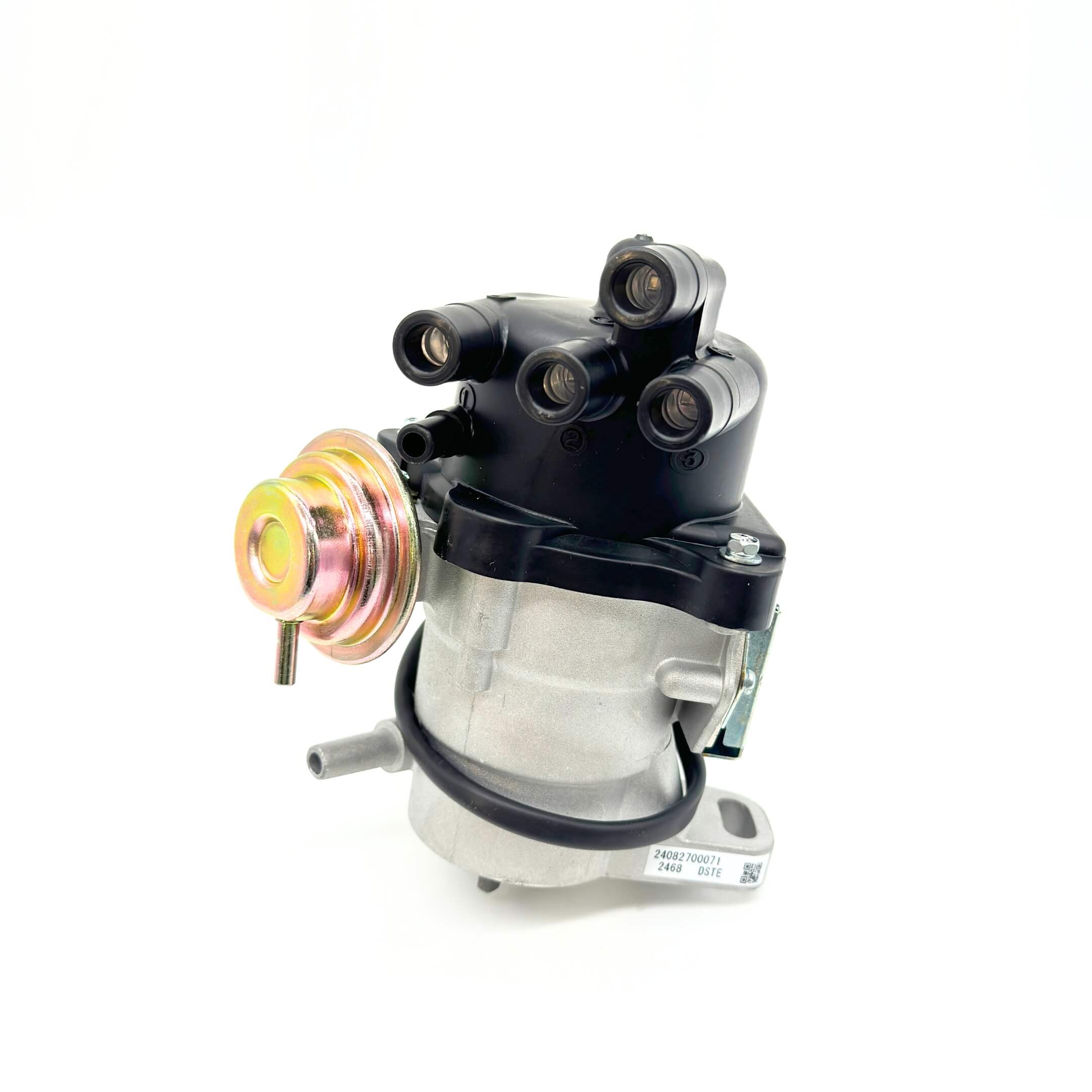 Top view of the Honda Acty distributor displaying cap placement and labeling details.