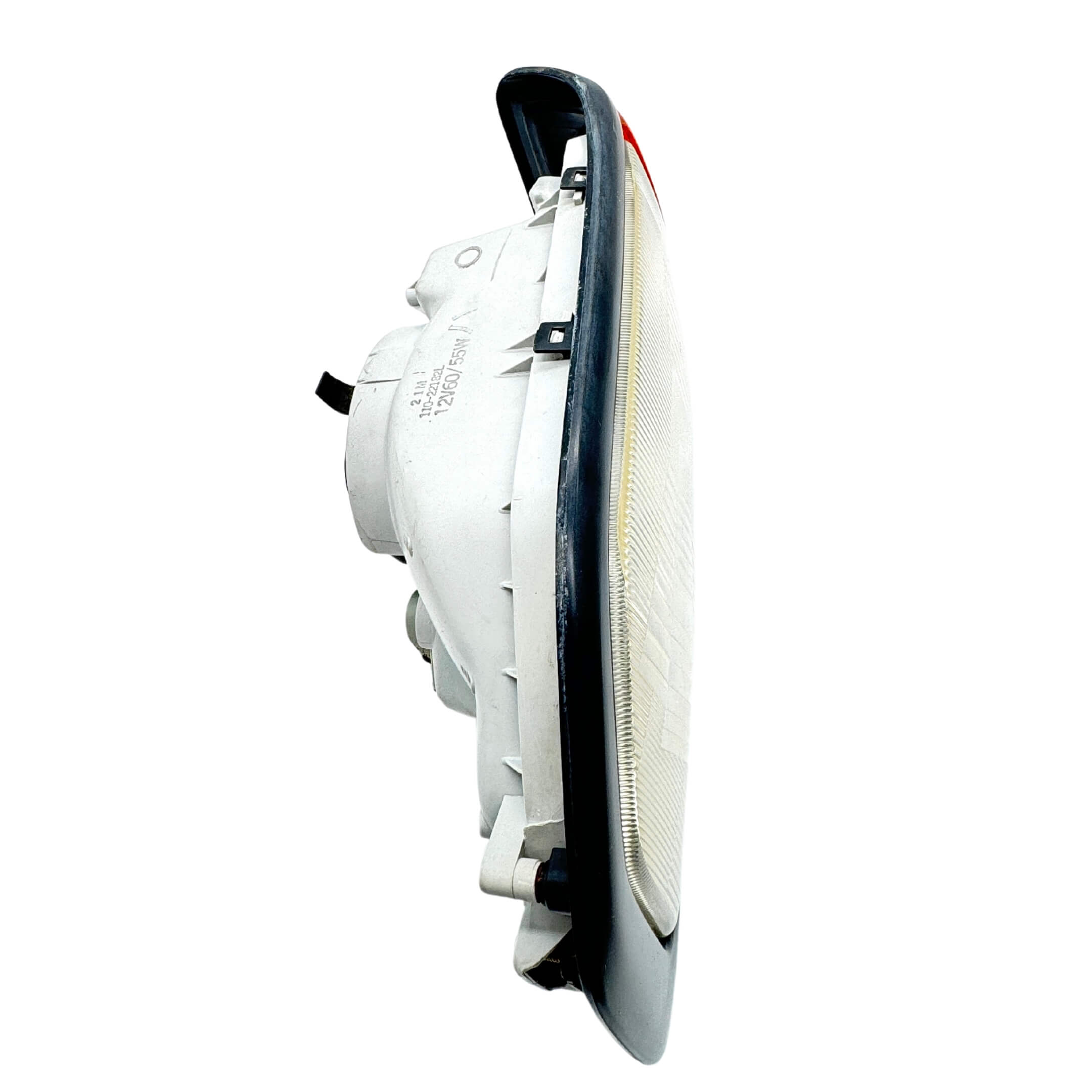 Rear view of Left Headlight Assembly for Honda Acty Van HH3, HH4 models (1990-1993) showing wiring and connectors