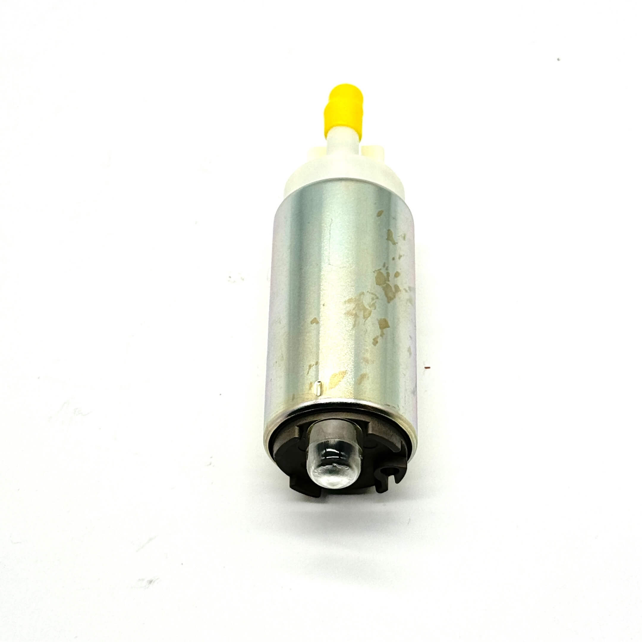 Genuine Honda fuel pump for Honda Acty Truck HA8, HA9 models (2009-2022), featuring a metallic silver body with a yellow connector.