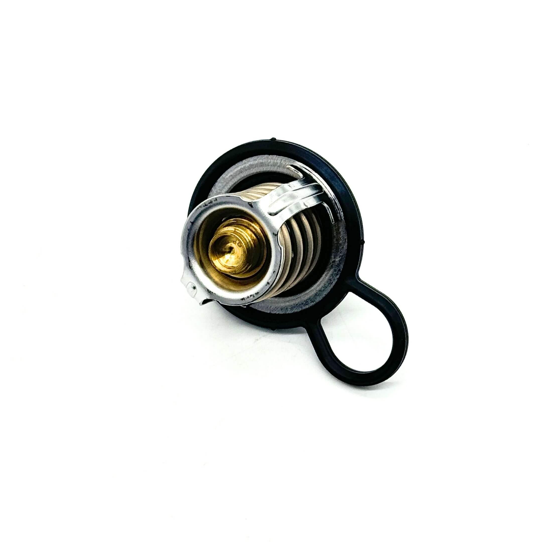 Thermostat for Honda Acty Van HH5, HH6 models (1999-2009), featuring a compact design with a metallic finish and black rubber seal.