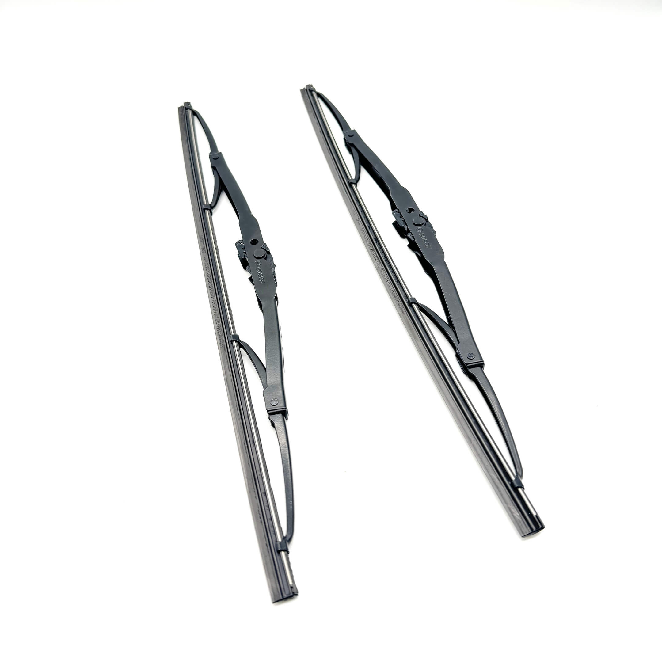 Detailed view of Bosch Microedge Wiper Blades highlighting metal tension spring for Honda Acty HA1, HA2, HA3, HA4 models 1988-1999