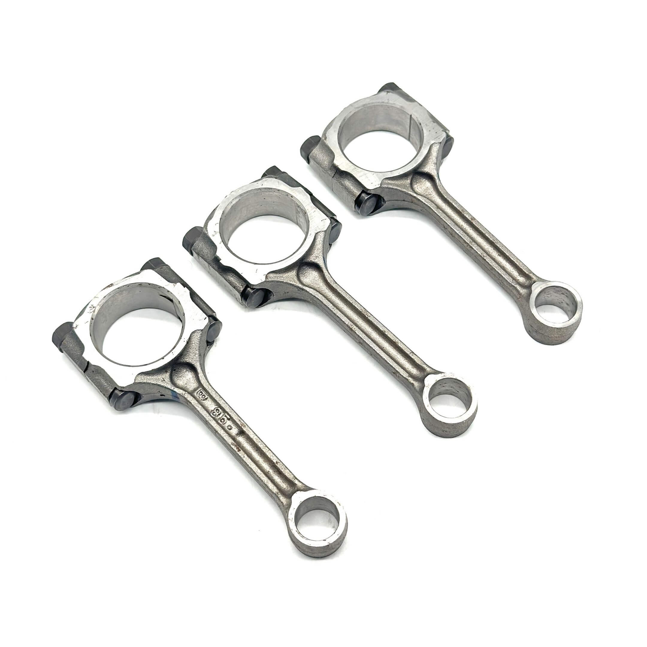 Complete set of connecting rods for Honda Acty Truck HA6, HA7 models (1999-2009) in top-down view.