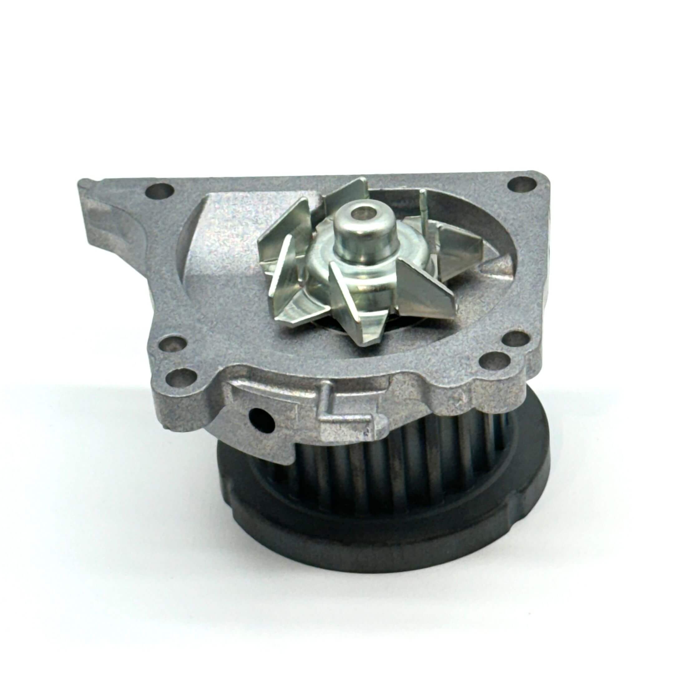 Silver water pump for Honda Acty Van HH5, HH6 models (1999-2009) featuring durable metal construction.