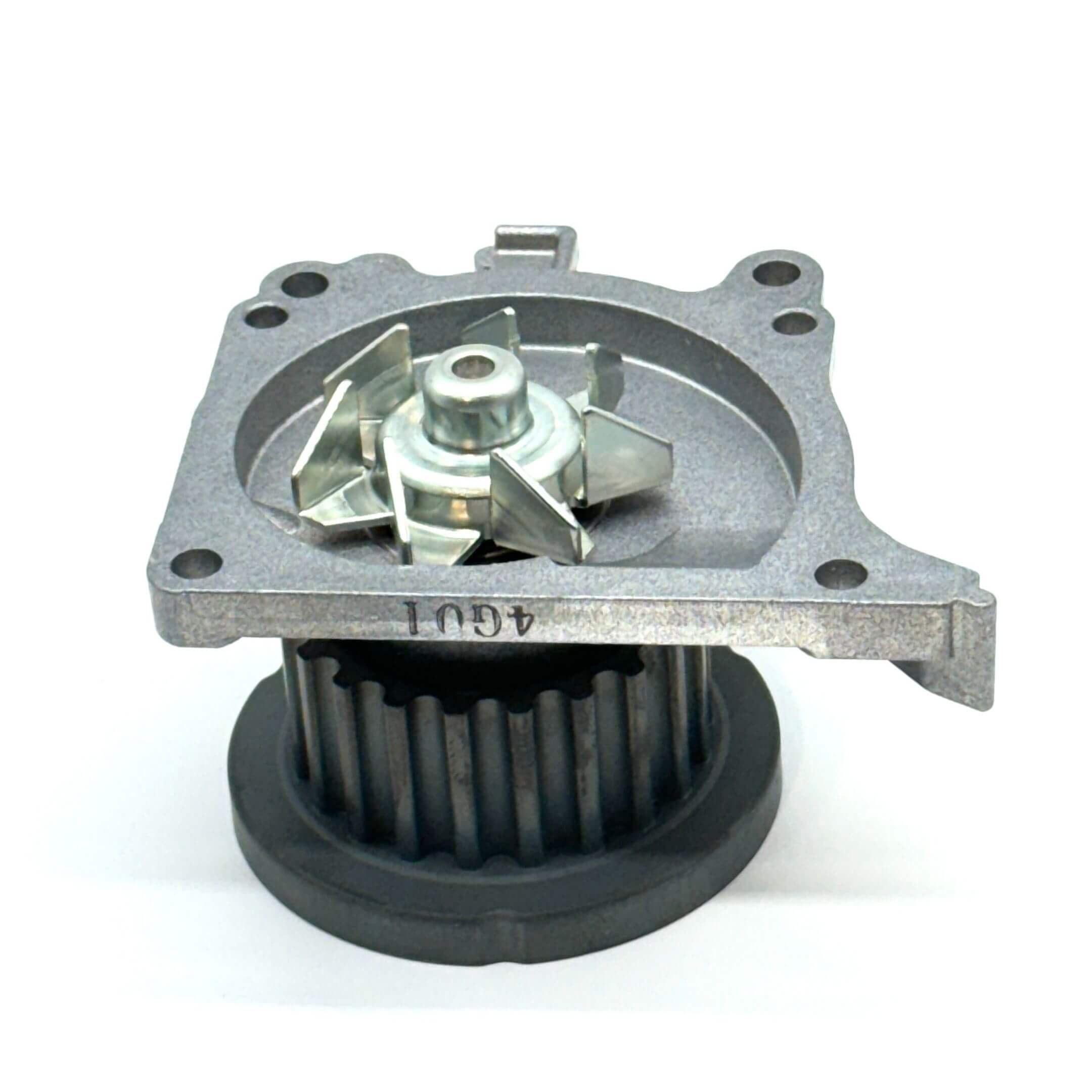 Silver water pump for Honda Acty Van HH5, HH6 models (1999-2009), featuring a durable metal construction and precision-engineered impeller.