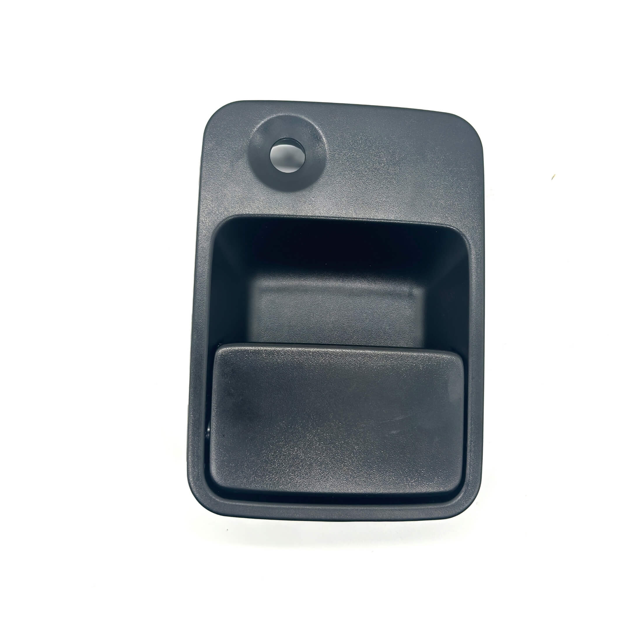 Black exterior left door handle for Honda Vamos Van HM1, HM2 models, 1999-2018.