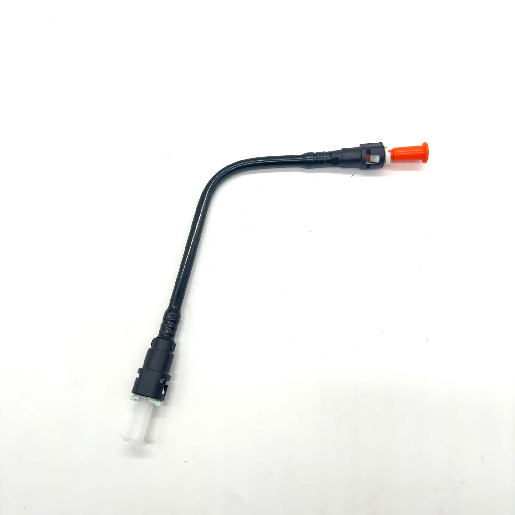 Black fuel pump tubing for Honda Vamos Van HM1, HM2 models (1999-2018) featuring a red connector.