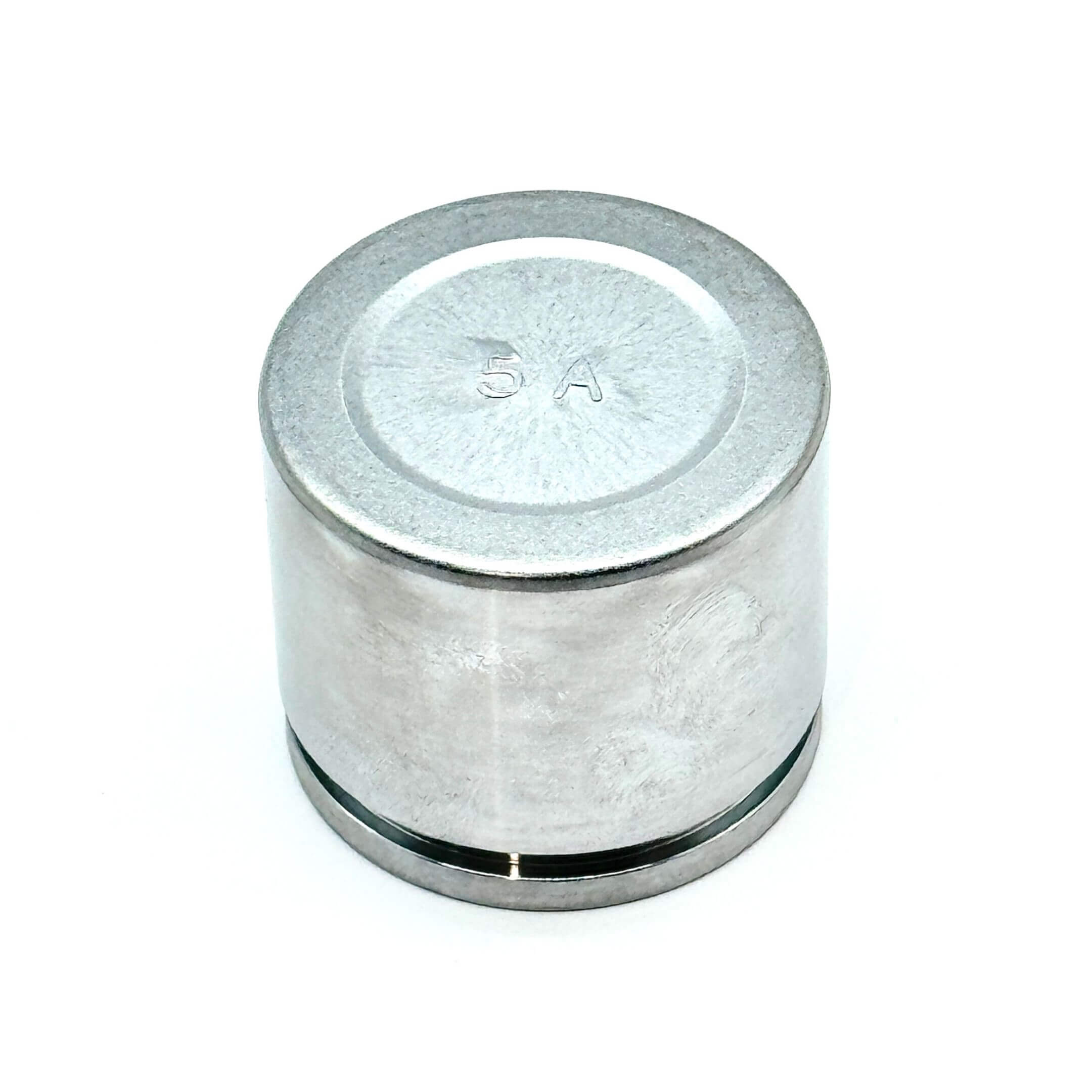 Silver brake caliper piston for front Honda Acty Van HH5, HH6 models, 1999-2009.