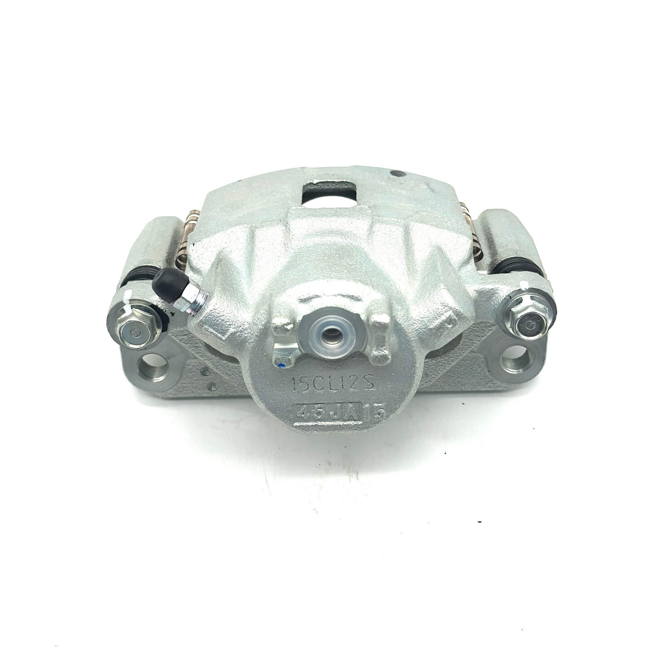 Silver brake caliper for passenger side, compatible with Honda Acty Truck HA8, HA9 models from 2009-2022.