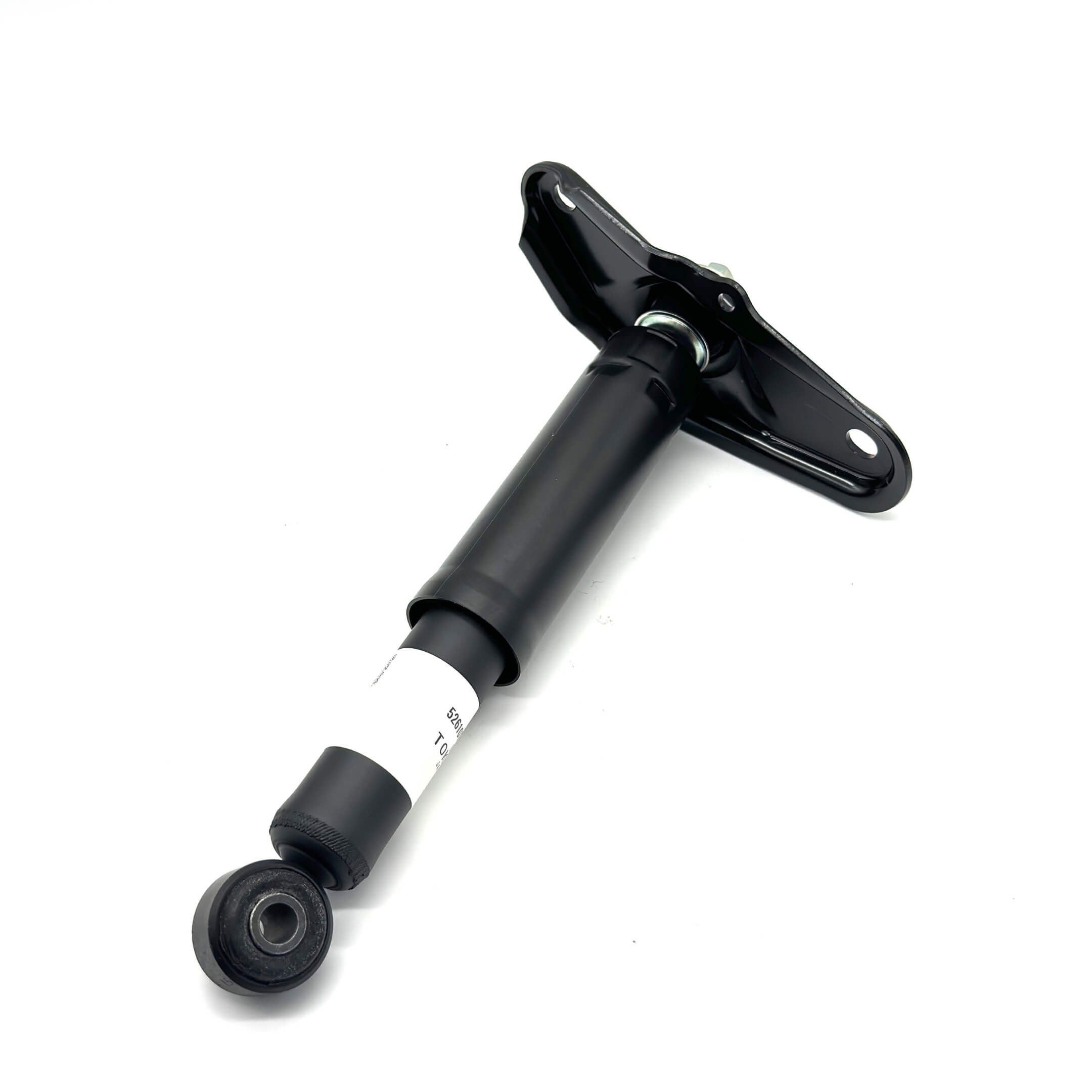 Black rear right shock absorber for Honda Vamos Van HM1, HM2 models, 1999-2018.