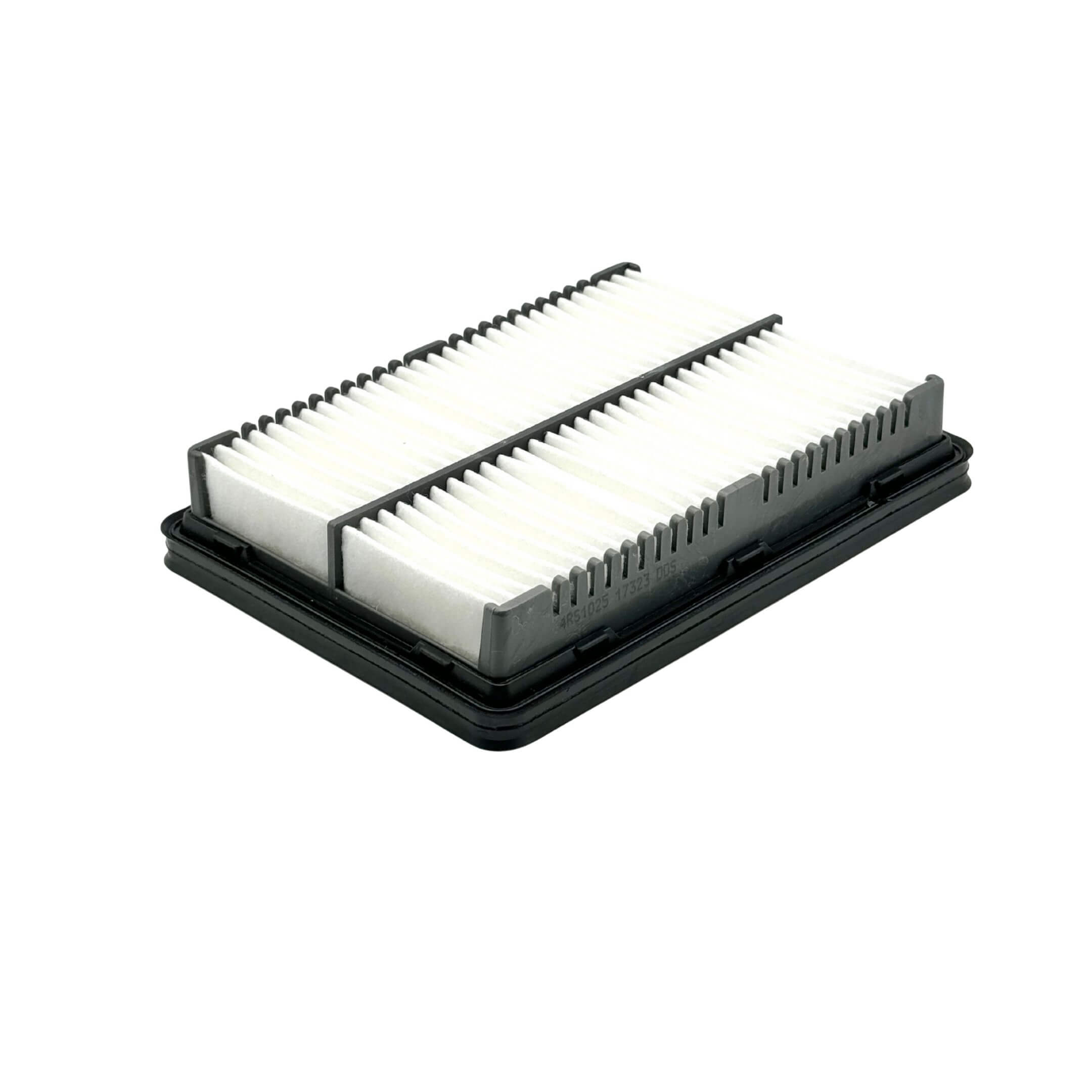Aftermarket air filter for Subaru Sambar Truck TT1, TT2 models (1999-2012), featuring a white pleated design with a black frame.