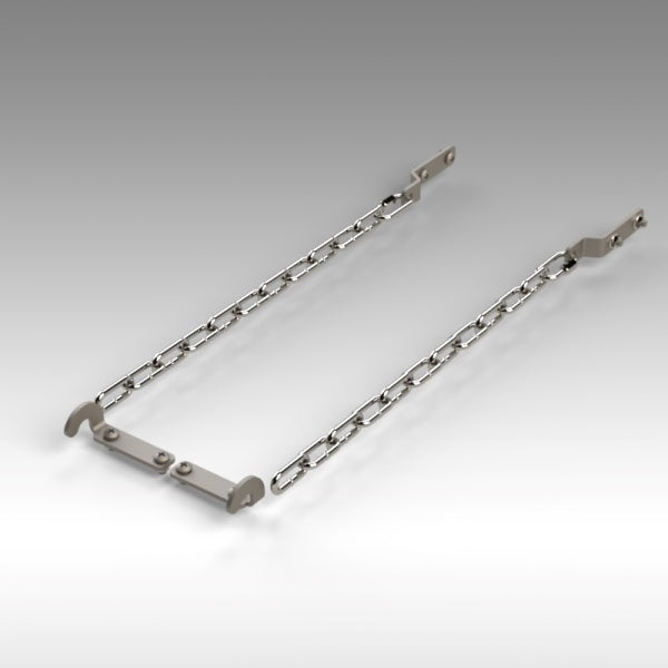 Tailgate Bed Chain Assembly for Daihatsu Hijet Truck S100P, S110P Models 1994-1998, featuring durable metal chains and brackets.