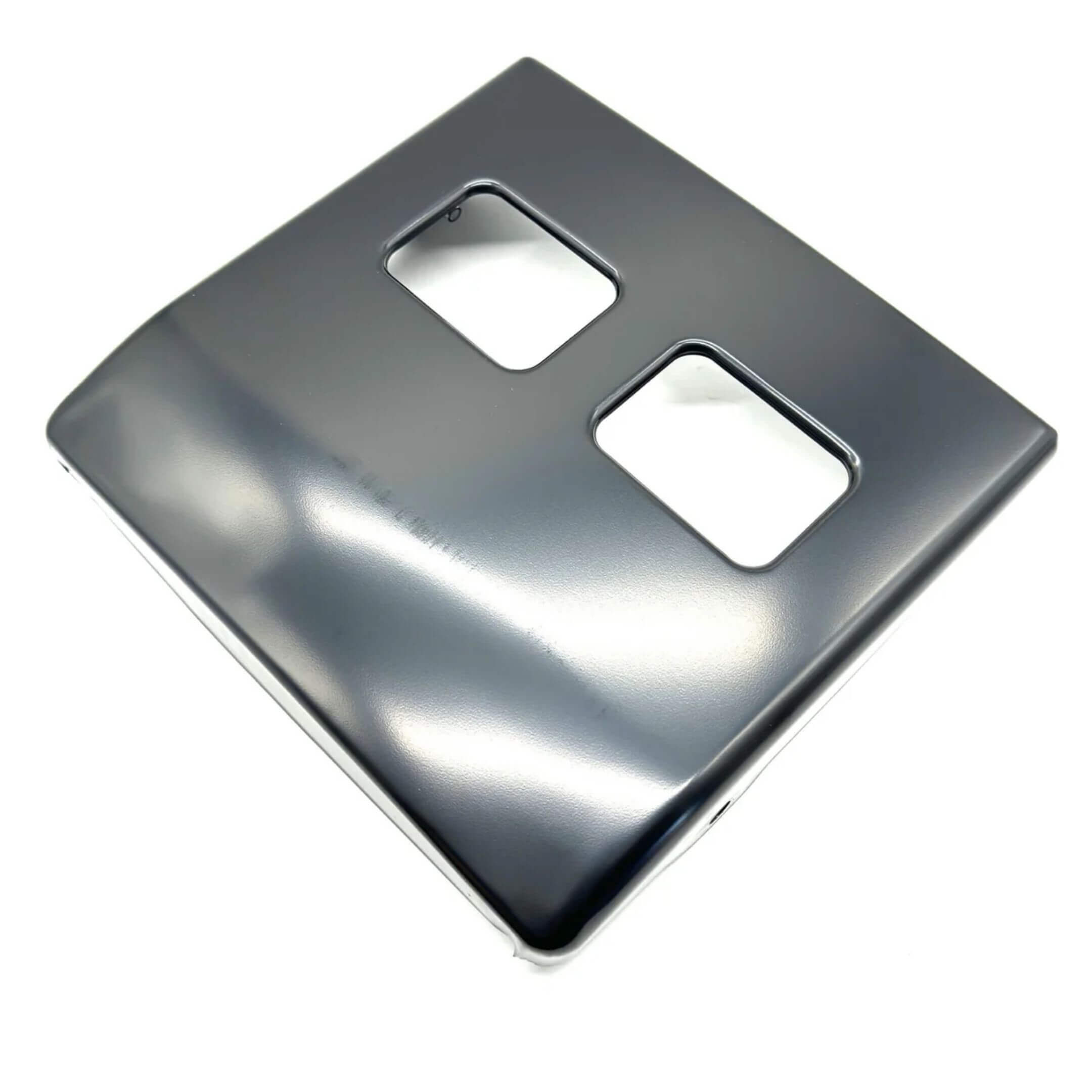 Genuine Subaru Sambar Wagon TW1 TW2 Battery Cover 1999-2012, sleek metallic finish with dual cutouts.