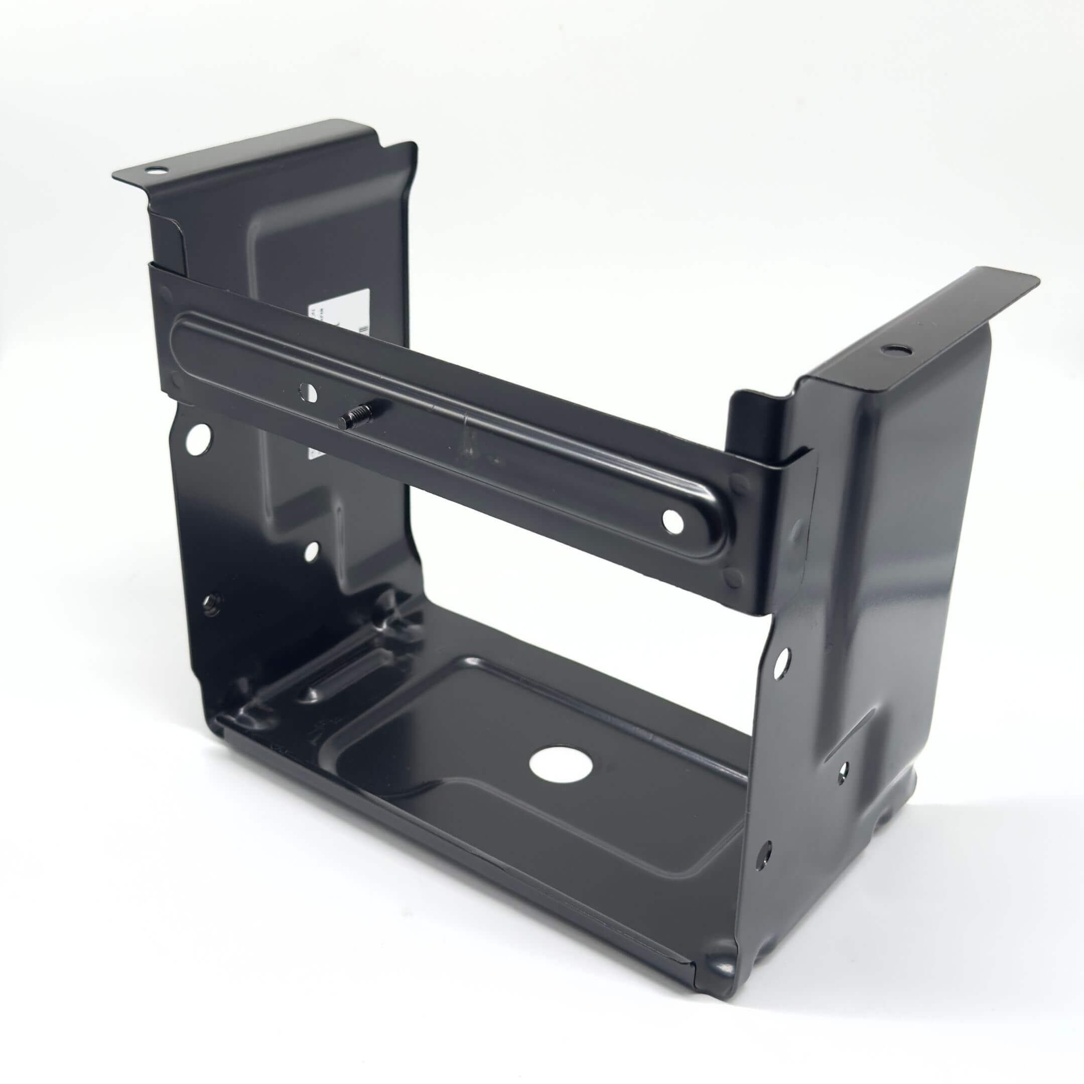 Battery Cover Box Assembly for Subaru Sambar Wagon TW1, TW2 Models (1999-2012), featuring a durable black metal construction.