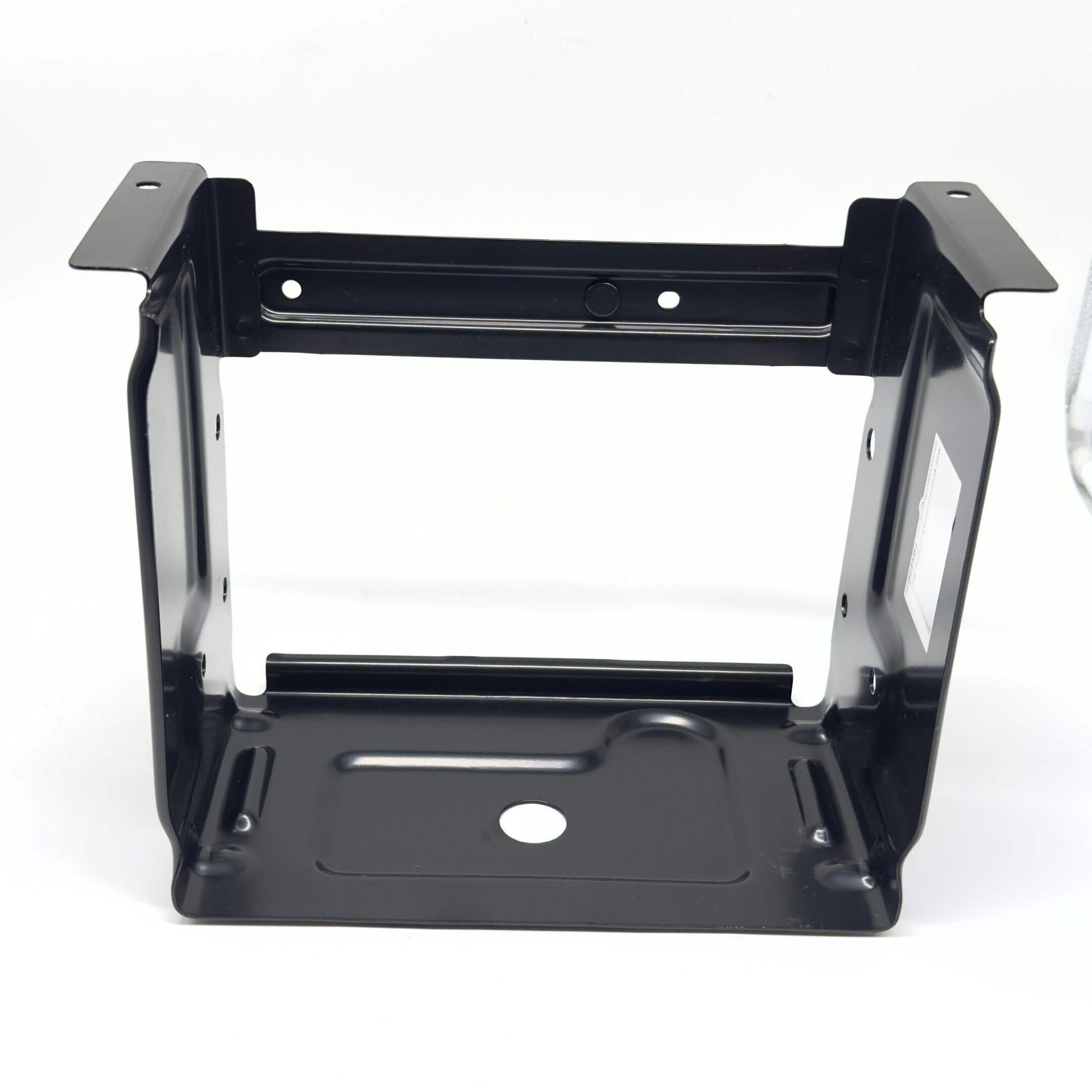 Battery Cover Box Assembly for Subaru Sambar Wagon TW1, TW2 Models (1999-2012), black metal construction with mounting holes.