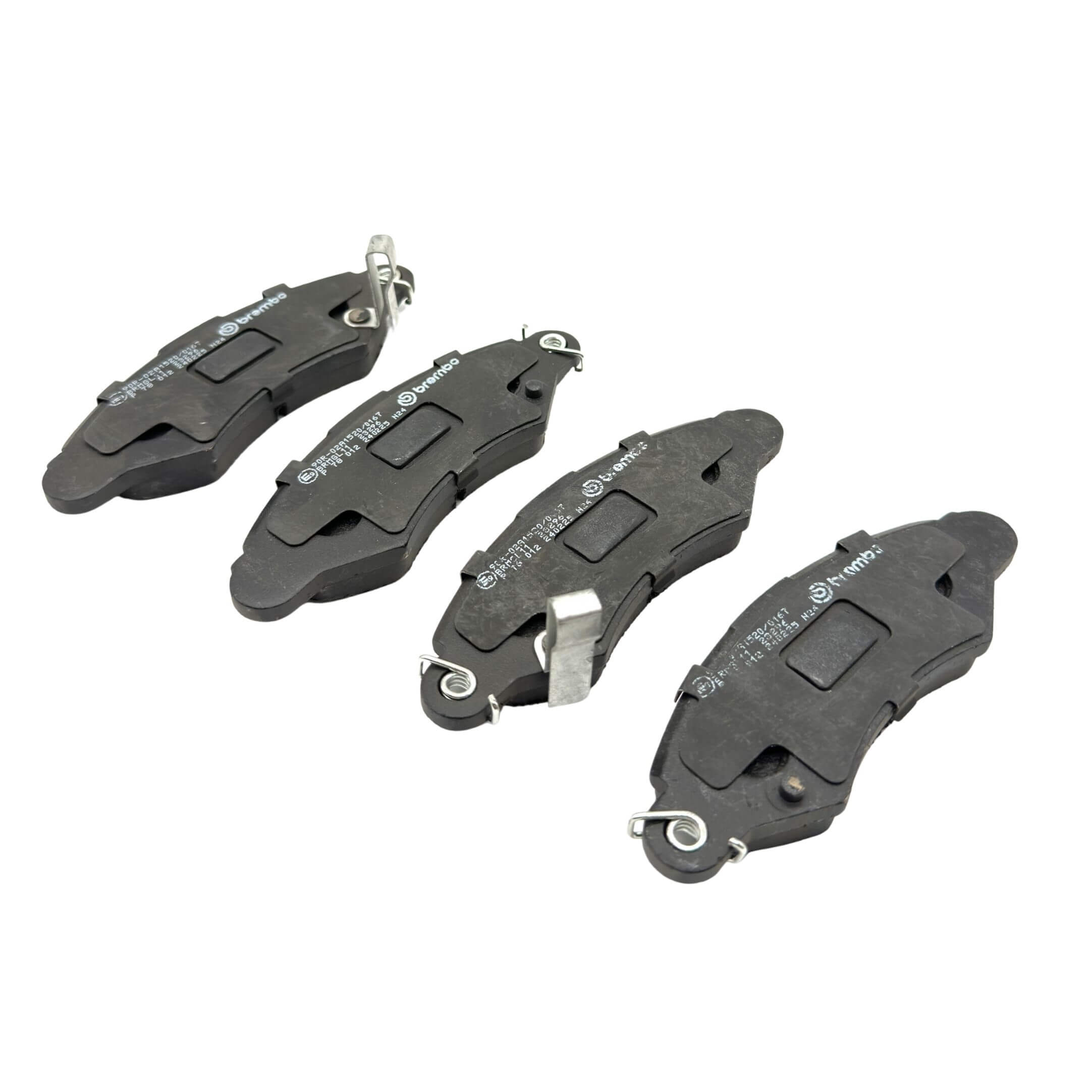 Brembo brake pads for Subaru Sambar Wagon TW1, TW2 models 1999-2001, featuring durable black design and high-performance braking.