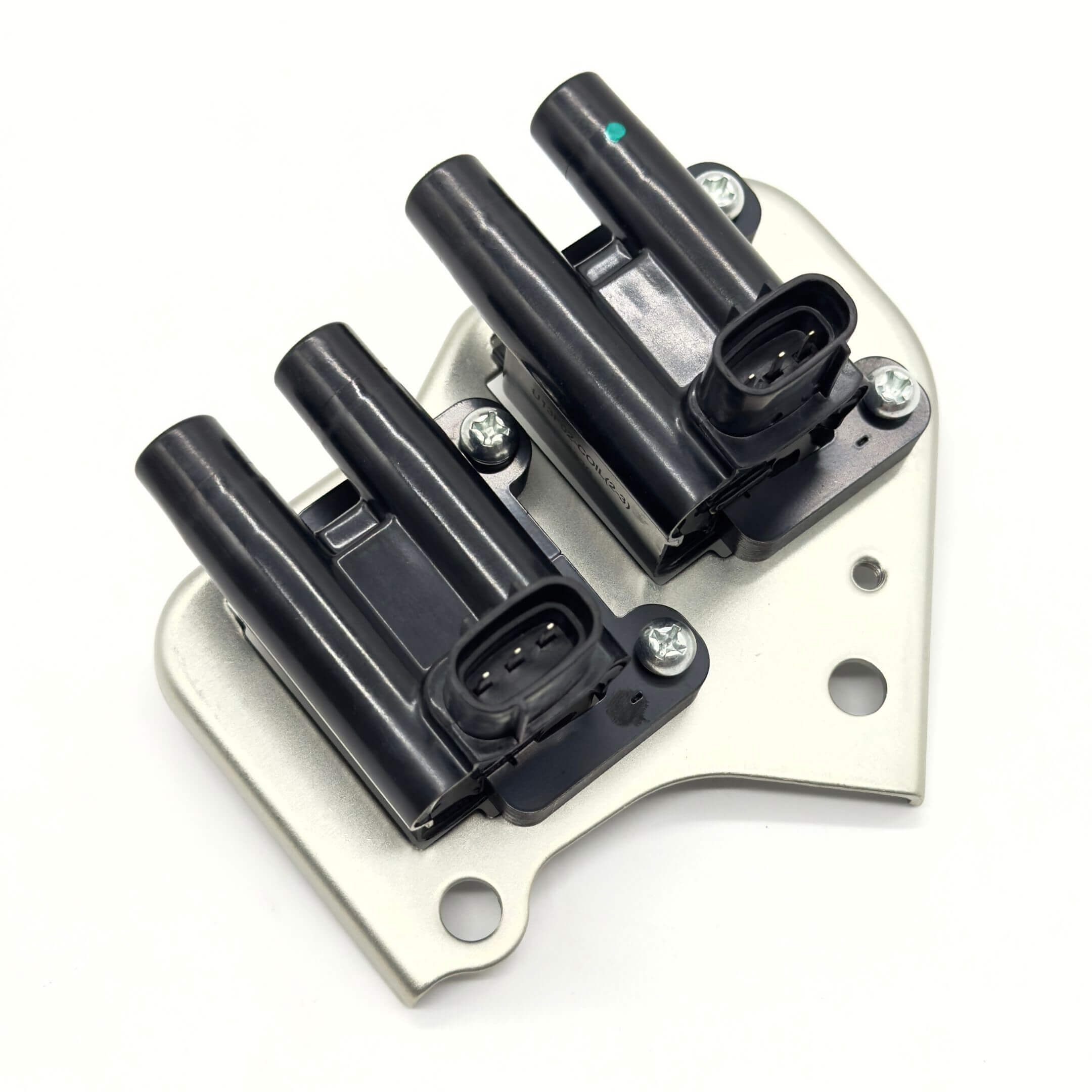Ignition Coil Assembly for Subaru Sambar Van TV1, TV2 Models (1999-2012), featuring dual black coils on a metallic base.